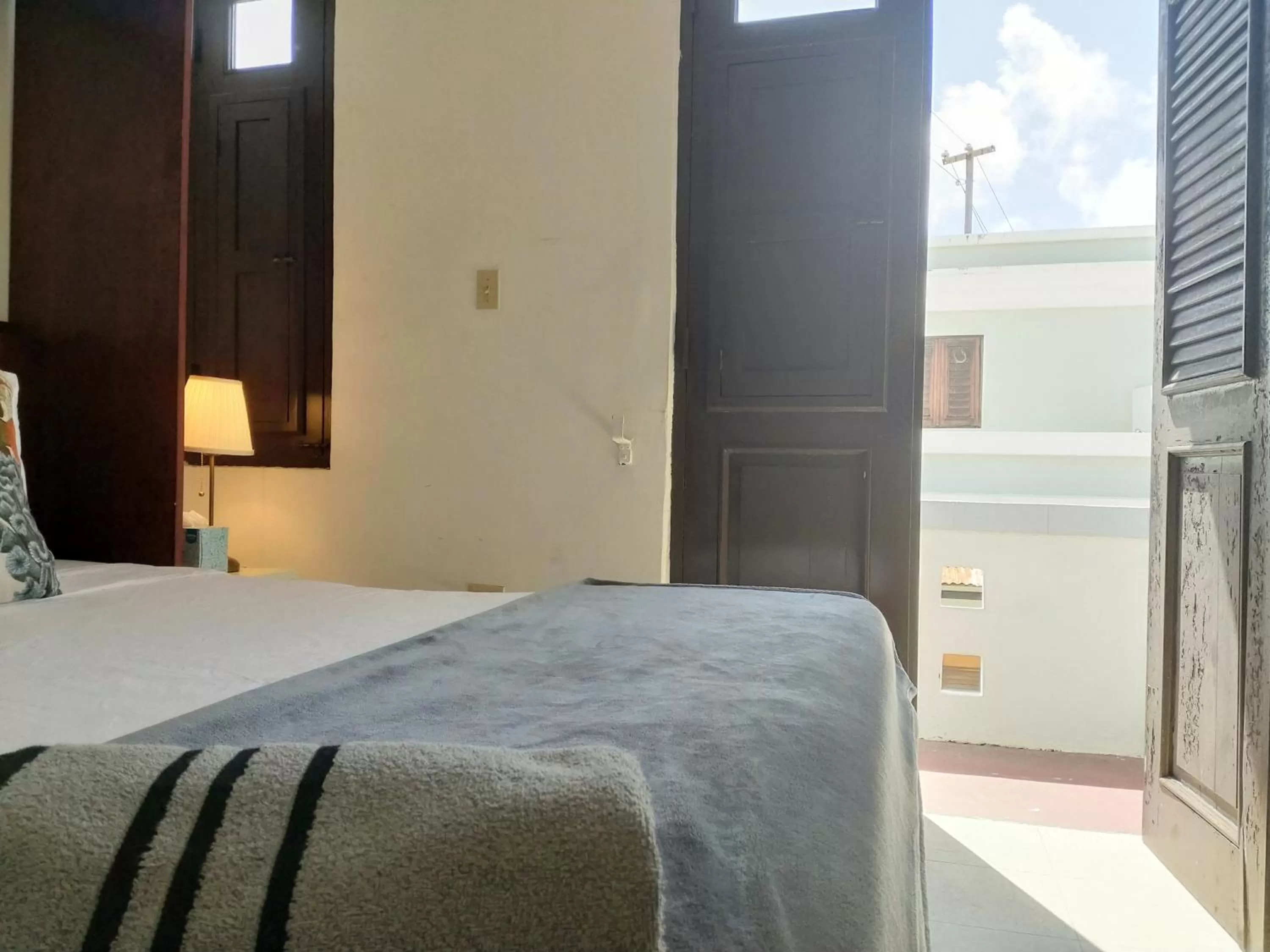 Bed in La Capitana Old San Juan Building