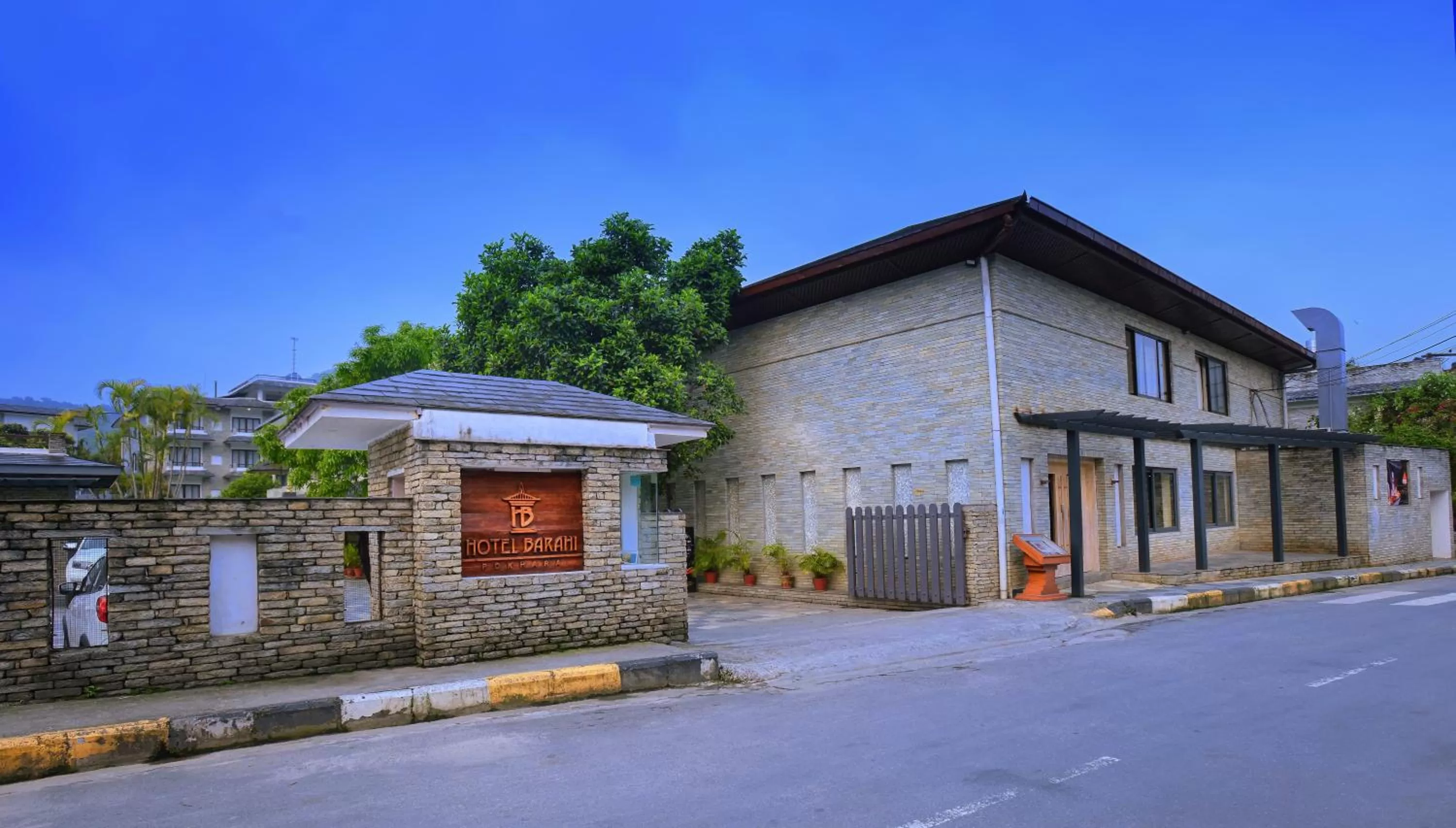 Facade/entrance in Hotel Barahi Pokhara