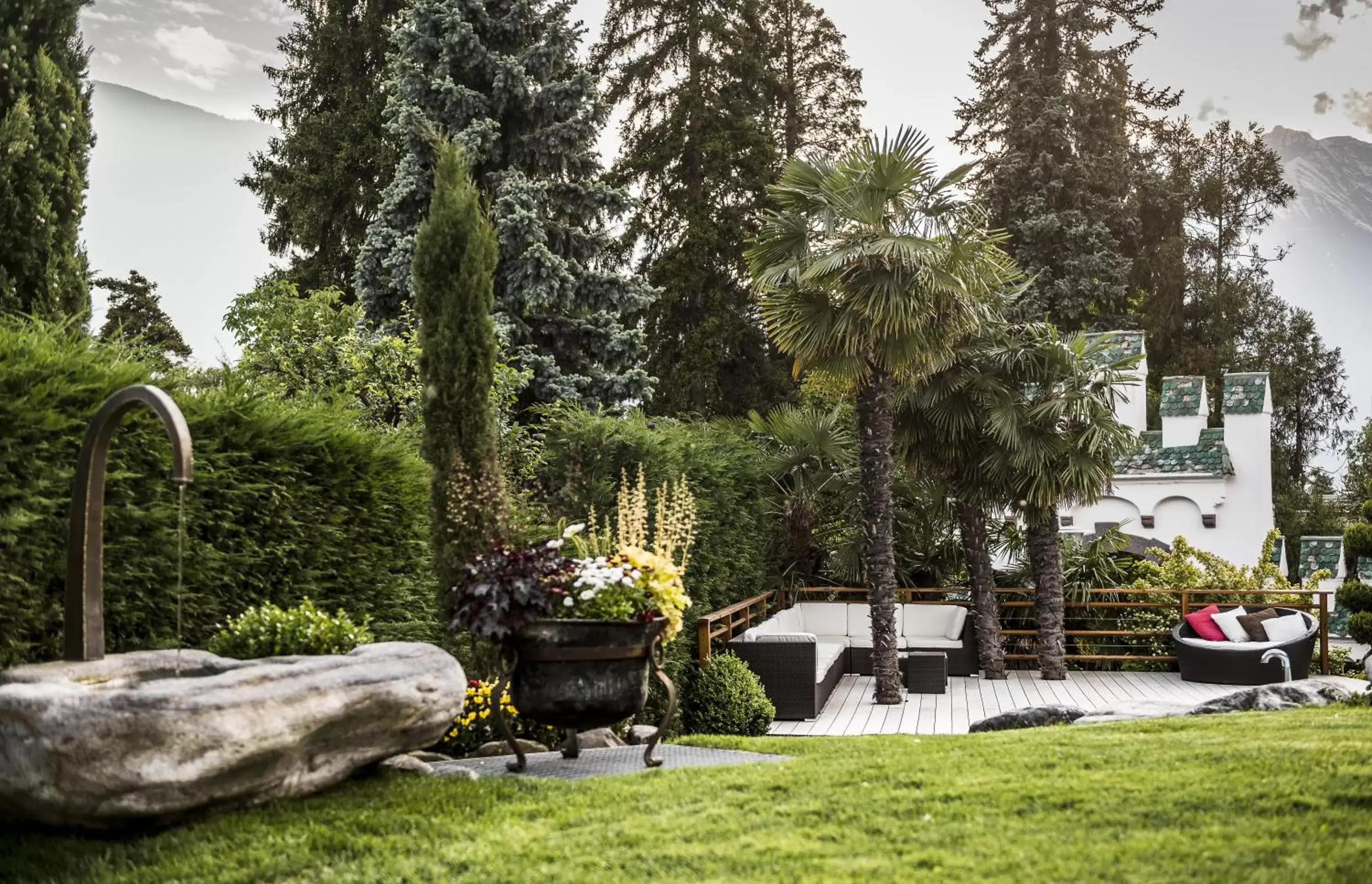 Natural landscape, Garden in Hotel Sonnenburg