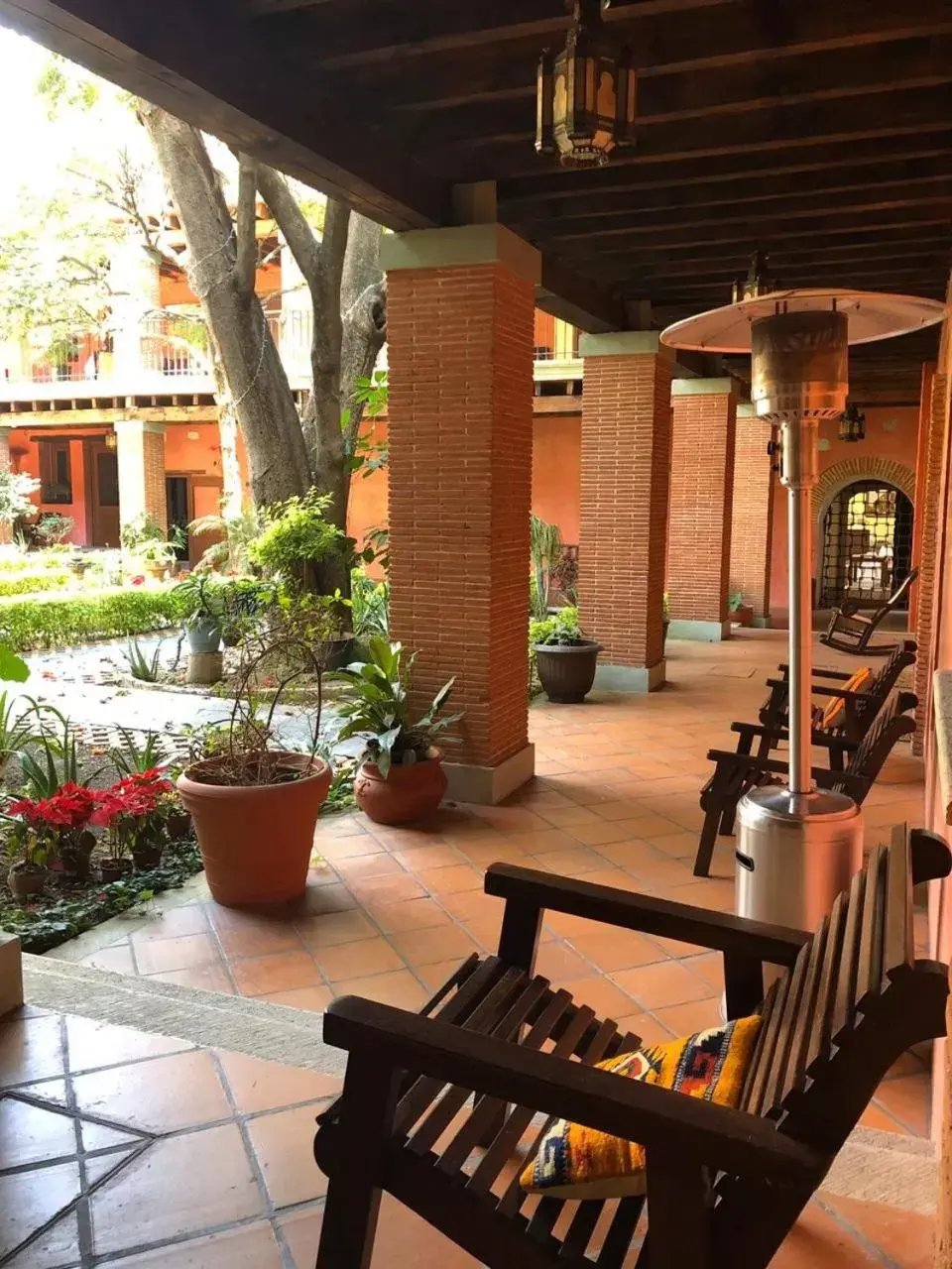 Seating area in Hotel Siglo XVII Art Gallery