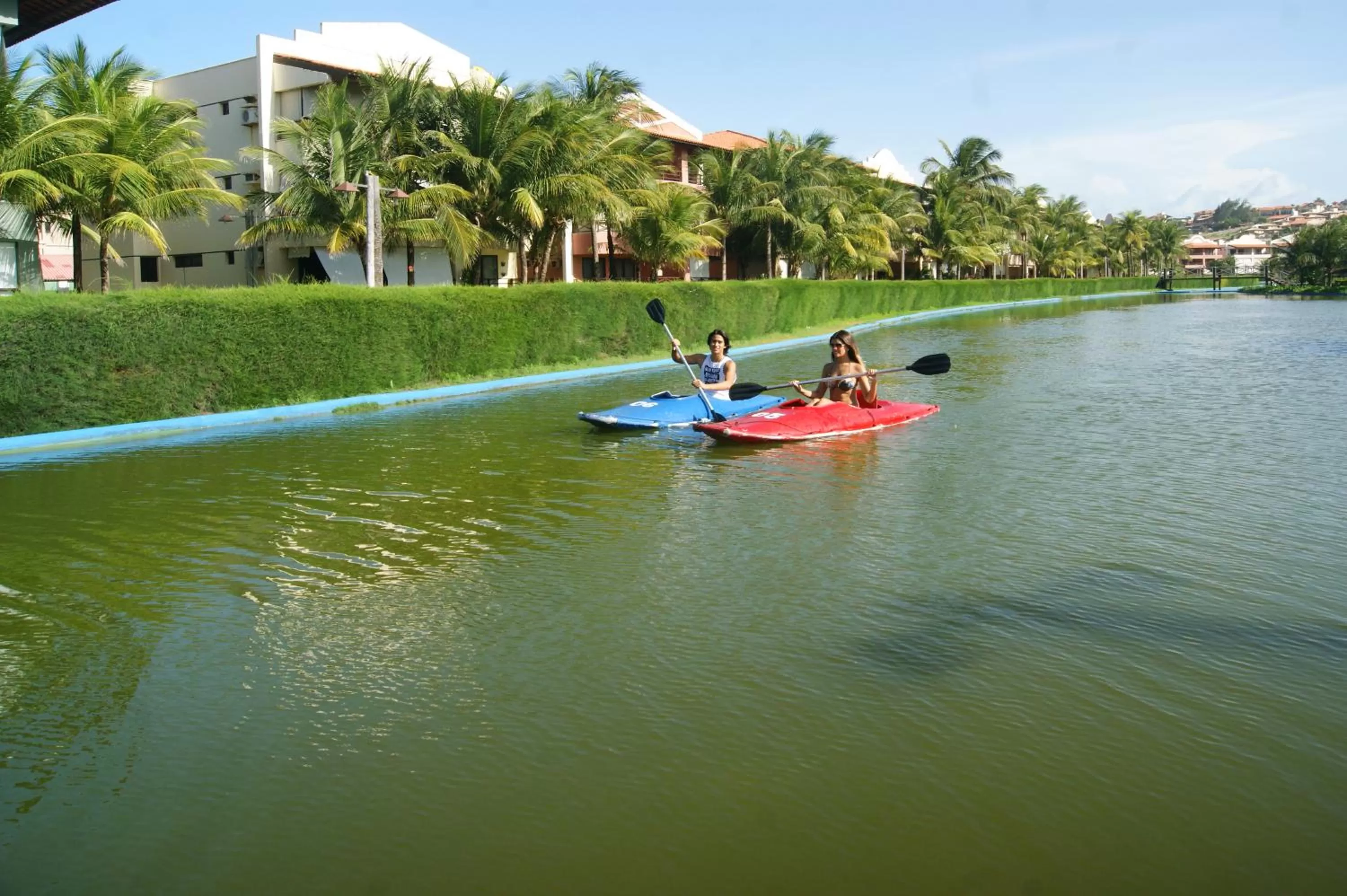 Canoeing in Aquaville Aquiraz Hotel
