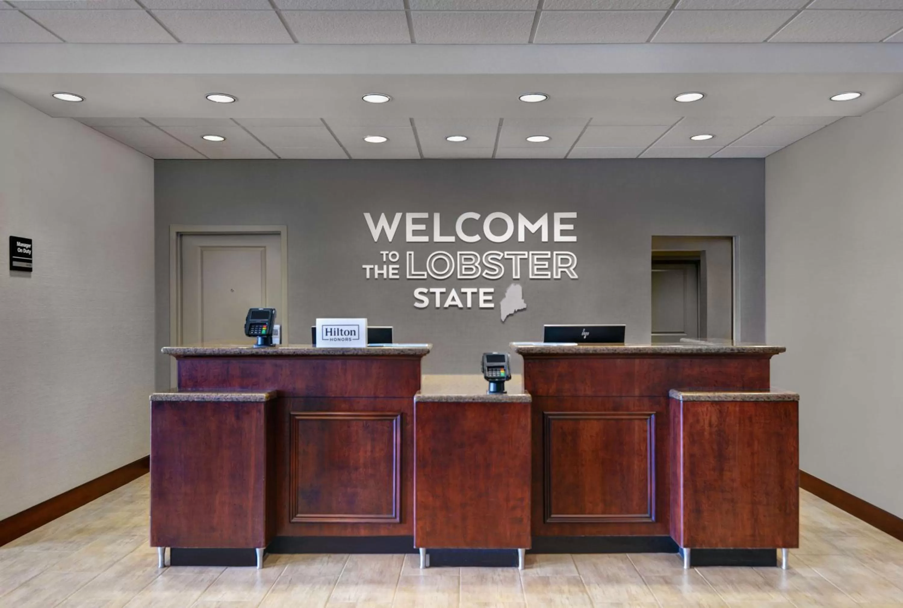 Lobby or reception in Hampton Inn Bath - Brunswick Area , ME