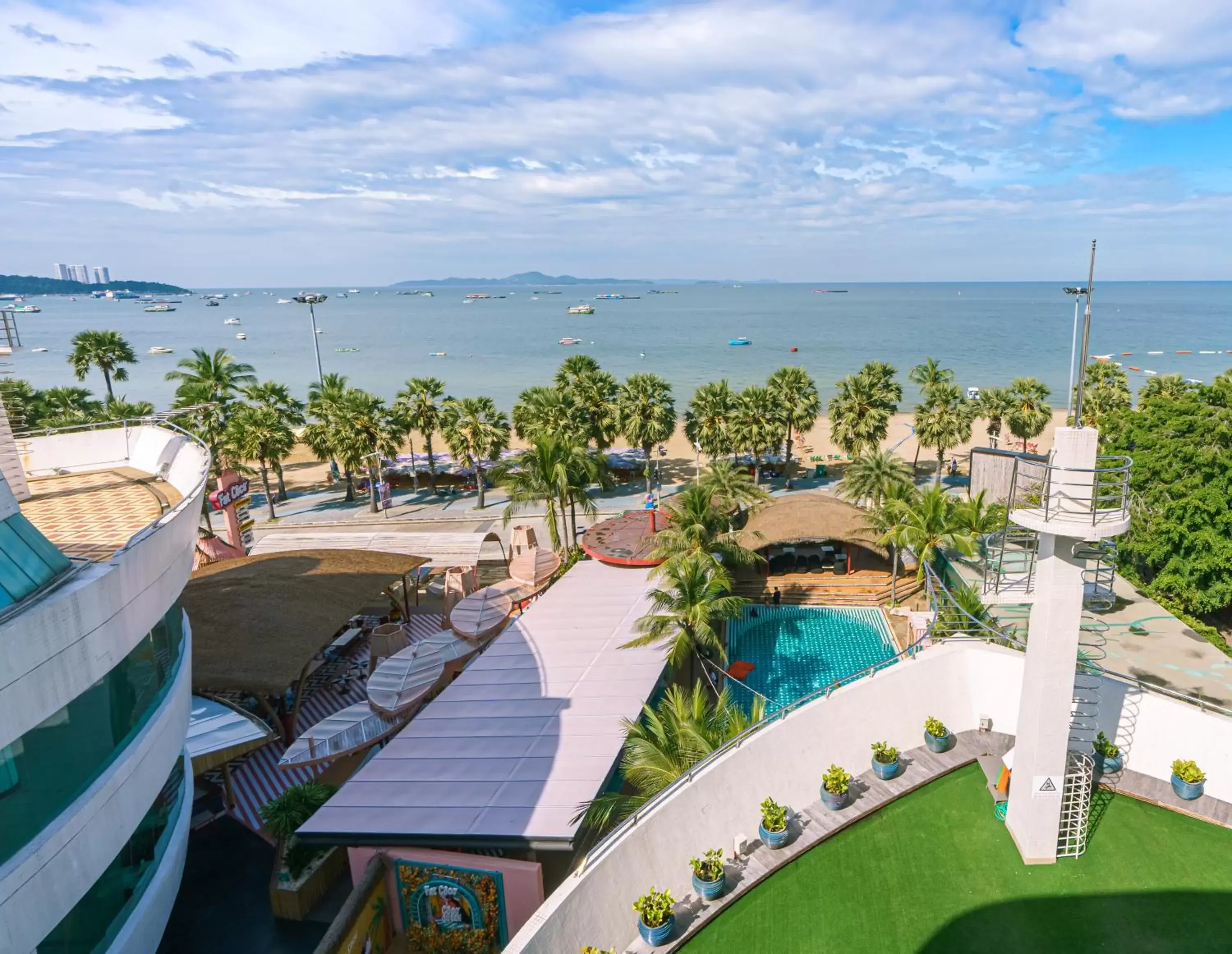 View (from property/room), Pool View in A-One The Royal Cruise Hotel Pattaya - SHA Extra Plus