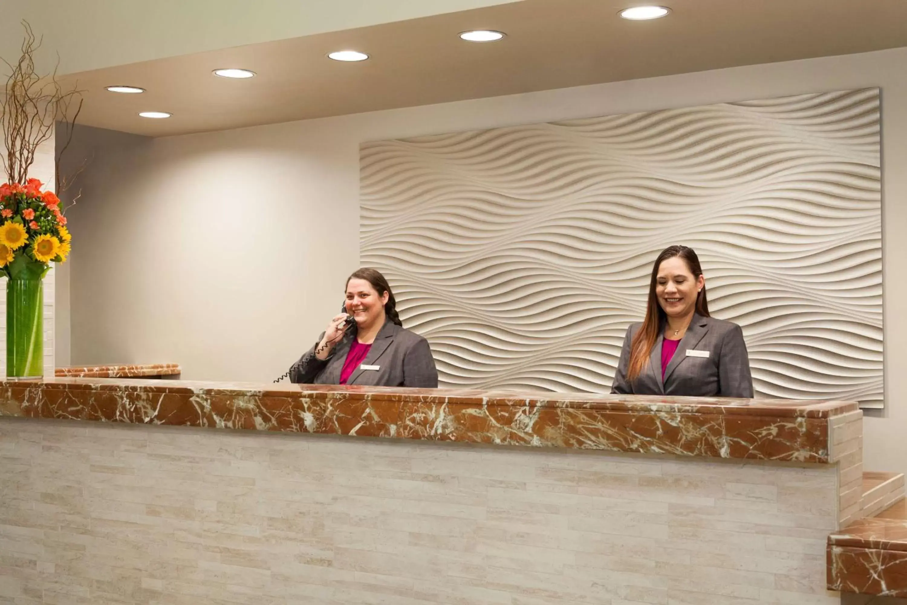 Lobby or reception in Embassy Suites by Hilton Lompoc Central Coast Lobby or reception in Embassy Suites by Hilton Lompoc Central Coast
