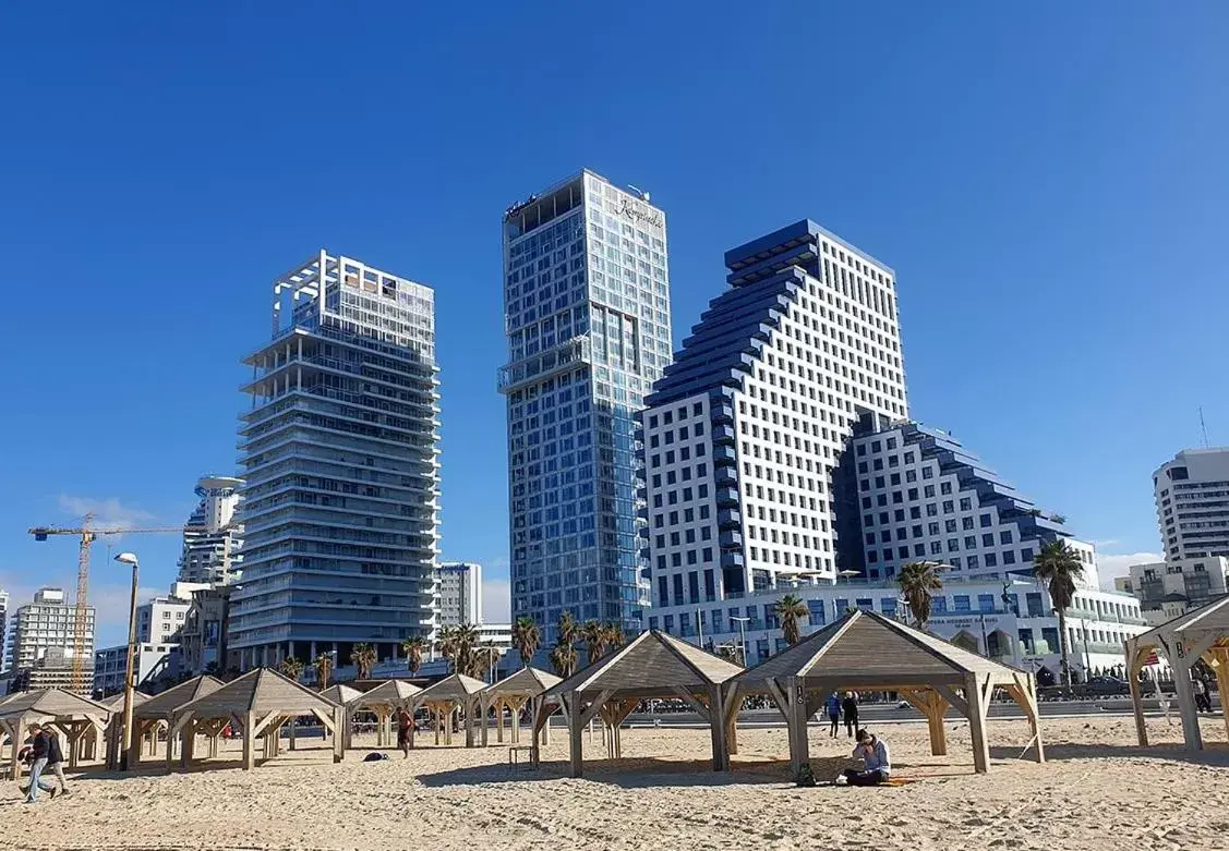 Beach, Property Building in Herbert Samuel Opera Tel Aviv