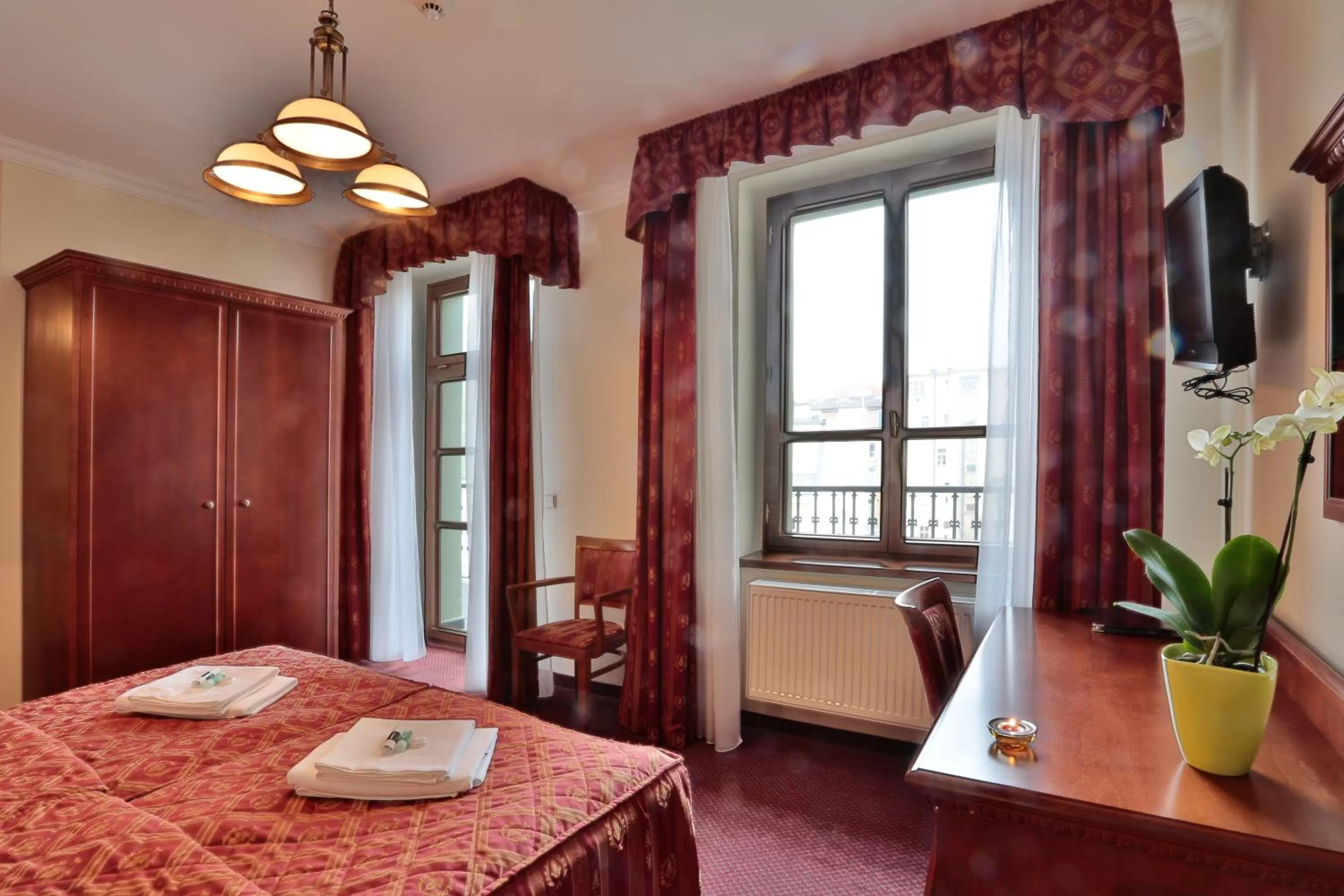 Bed in Arkada Hotel Praha