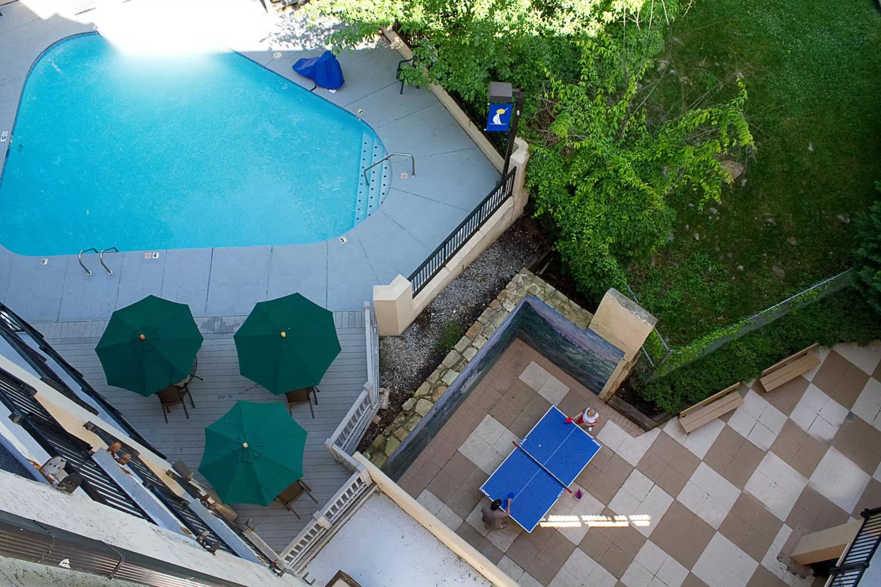 Table tennis, Bird's-eye View in Gatlinburg Town Square by Exploria Resorts