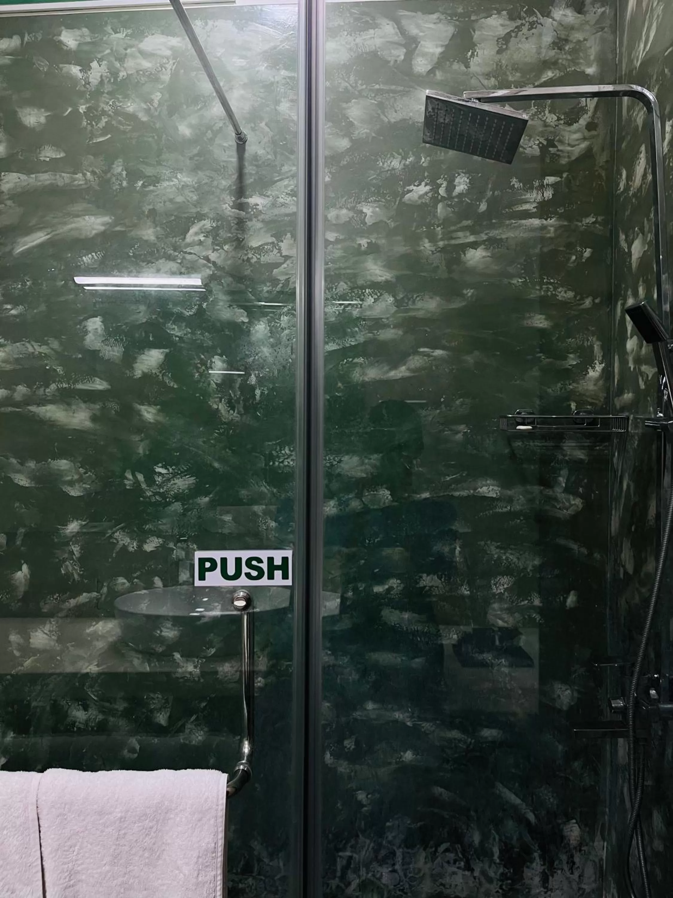 Shower in J leaf Hotel by Blue Bird