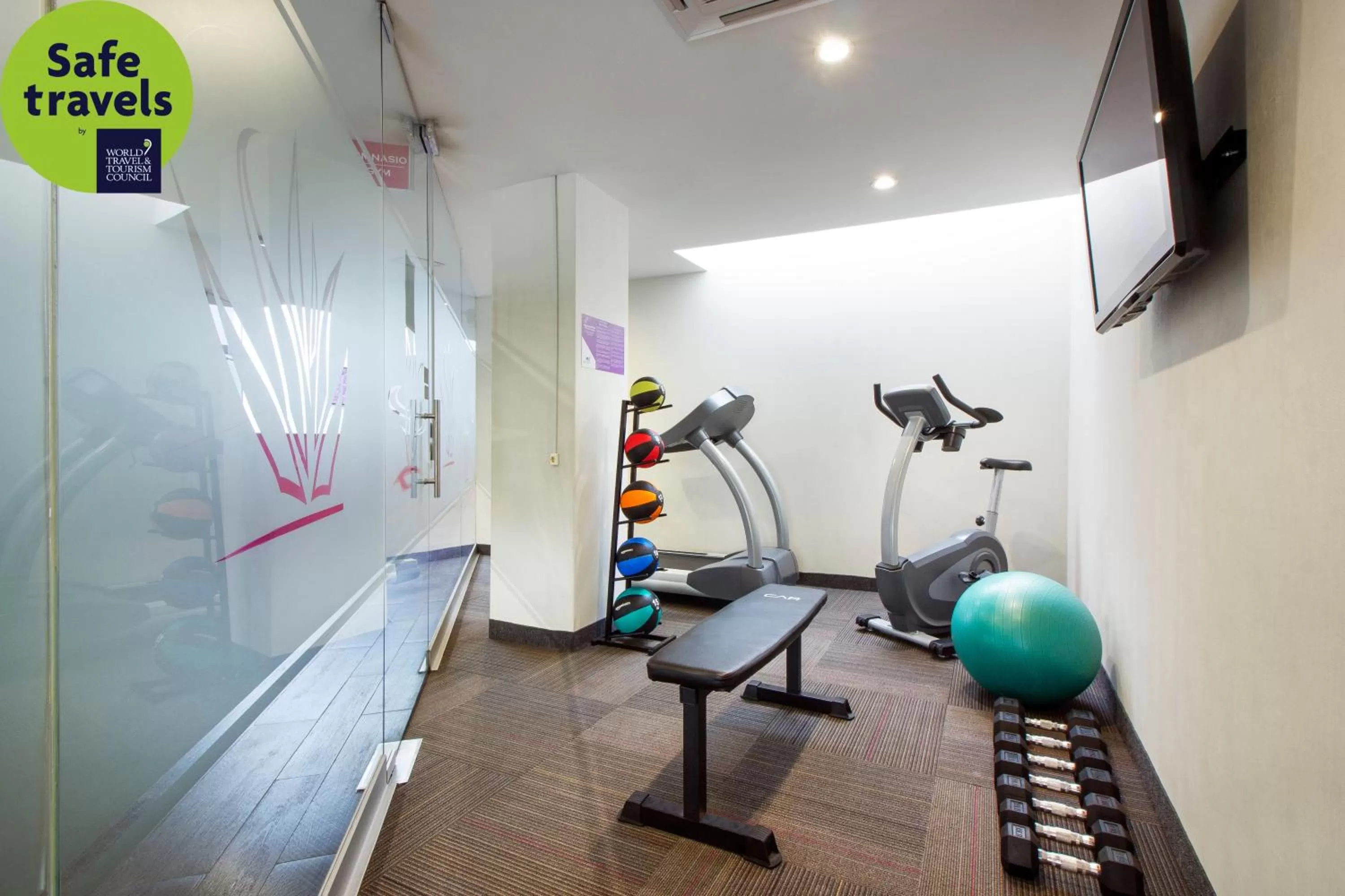 Fitness centre/facilities in Hotel MX garibaldi CDMX, Trademark Collection by Wyndham