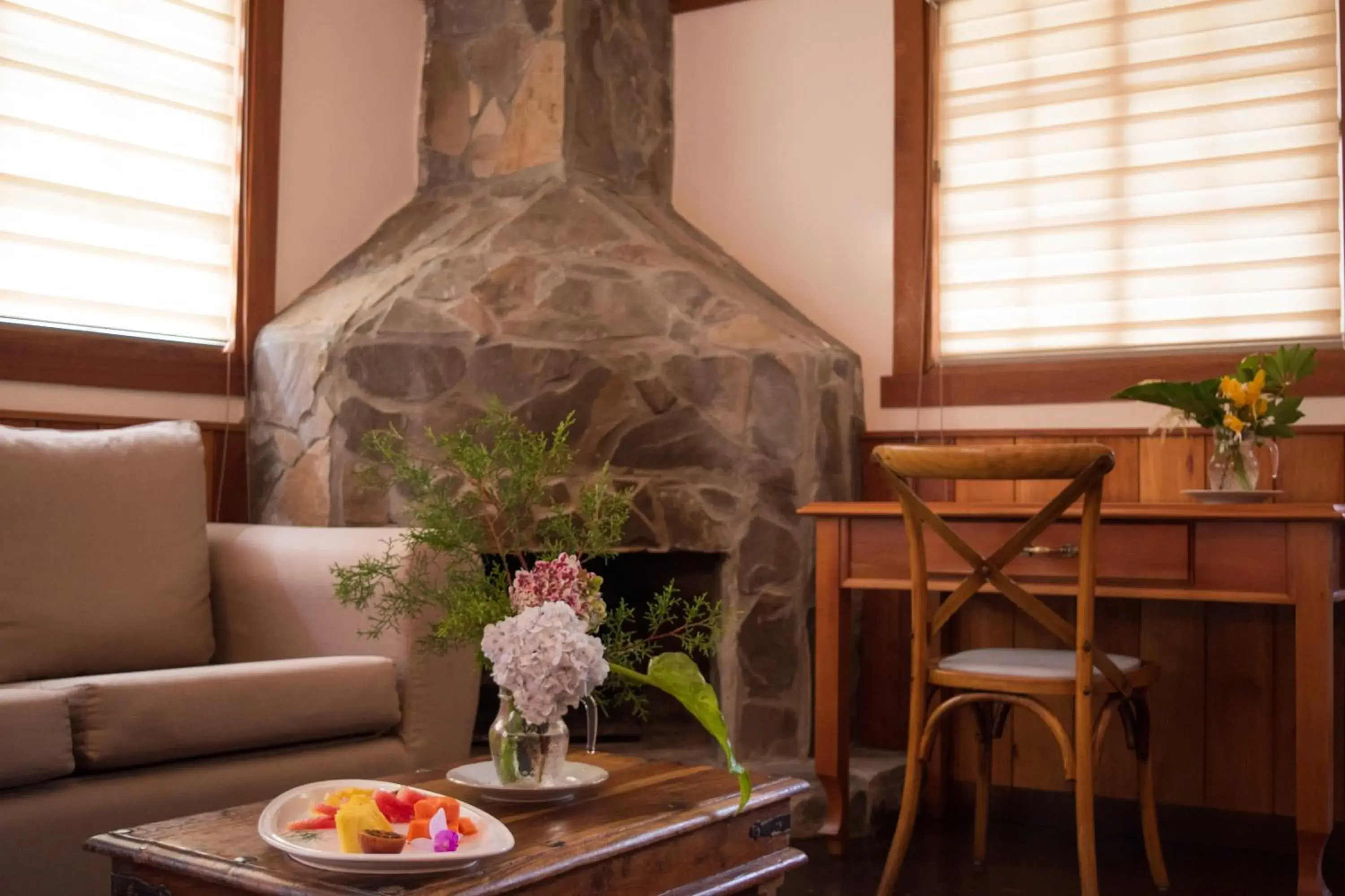 Seating area in Hotel Finca Lerida Coffee Plantation and Boutique Hotel