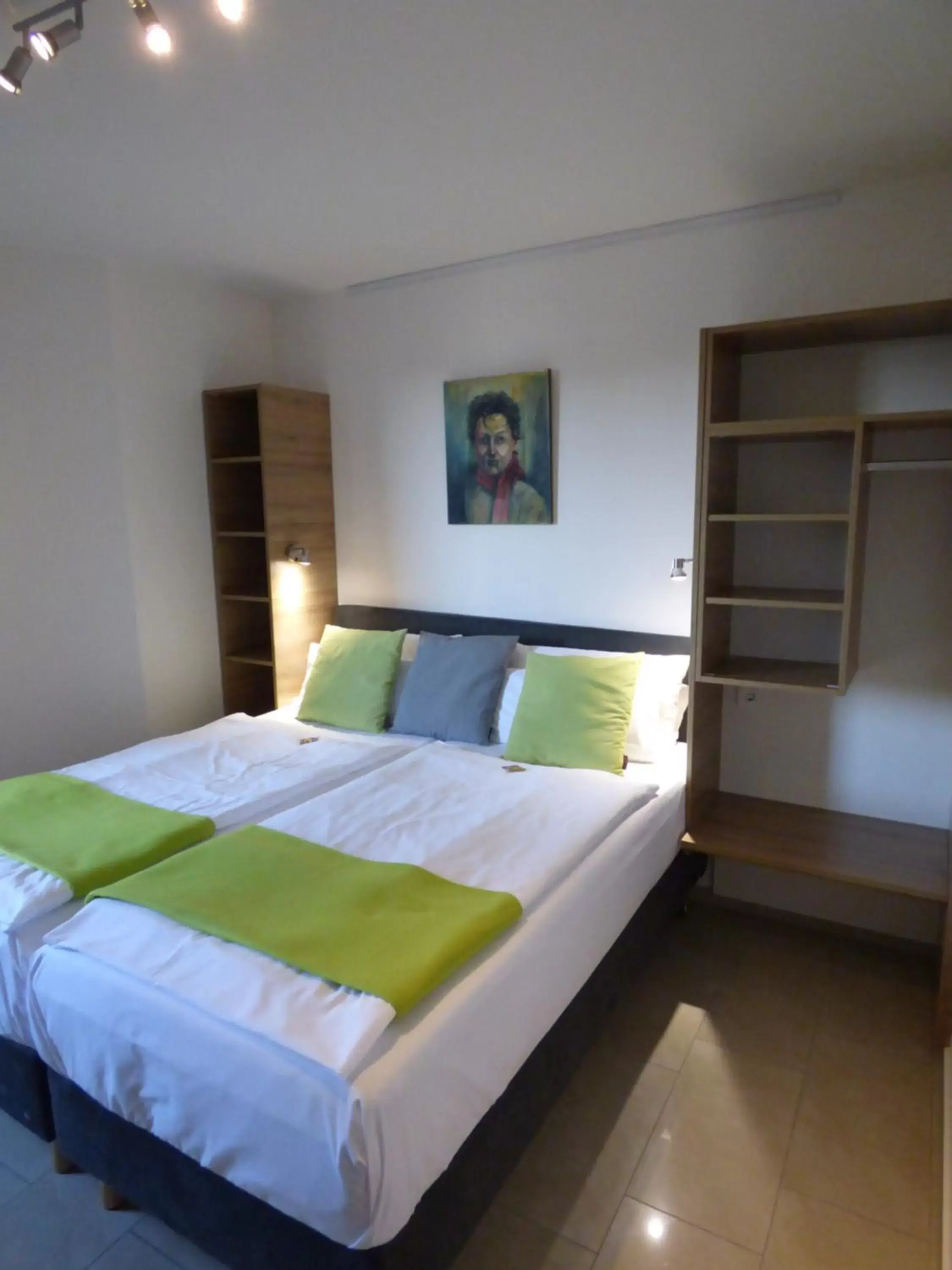 Bed in Hotel Art Inn Dinslaken Bed in Hotel Art Inn Dinslaken