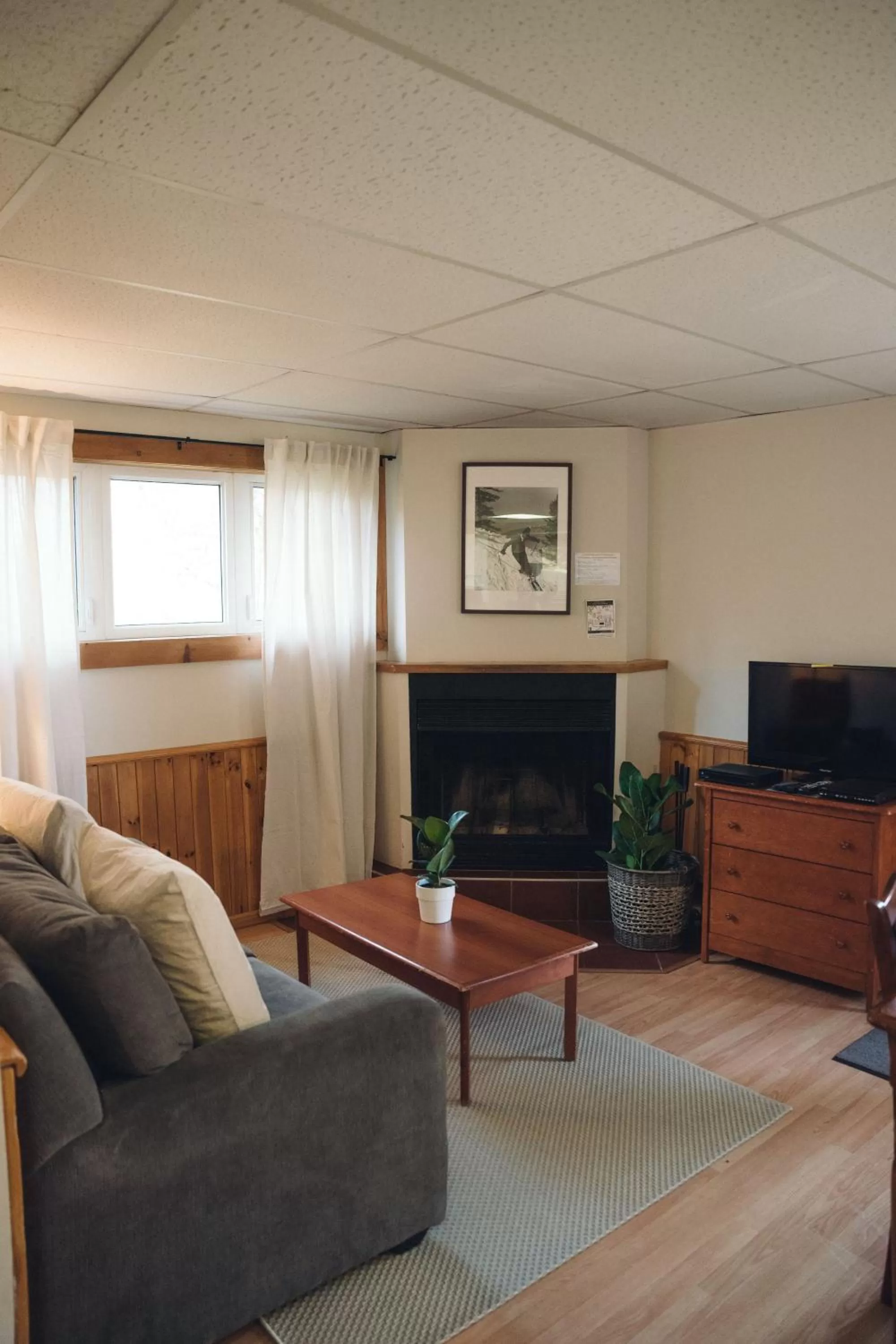 Seating Area in Le Montagnard, Auberge Hôtel & Chalets