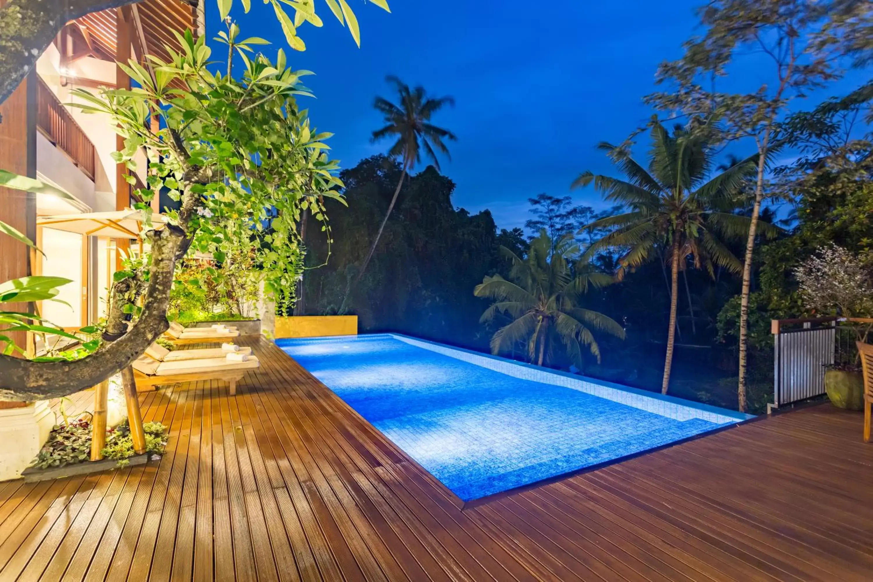 Balcony/Terrace, Swimming Pool in River Sakti Ubud by Prasi