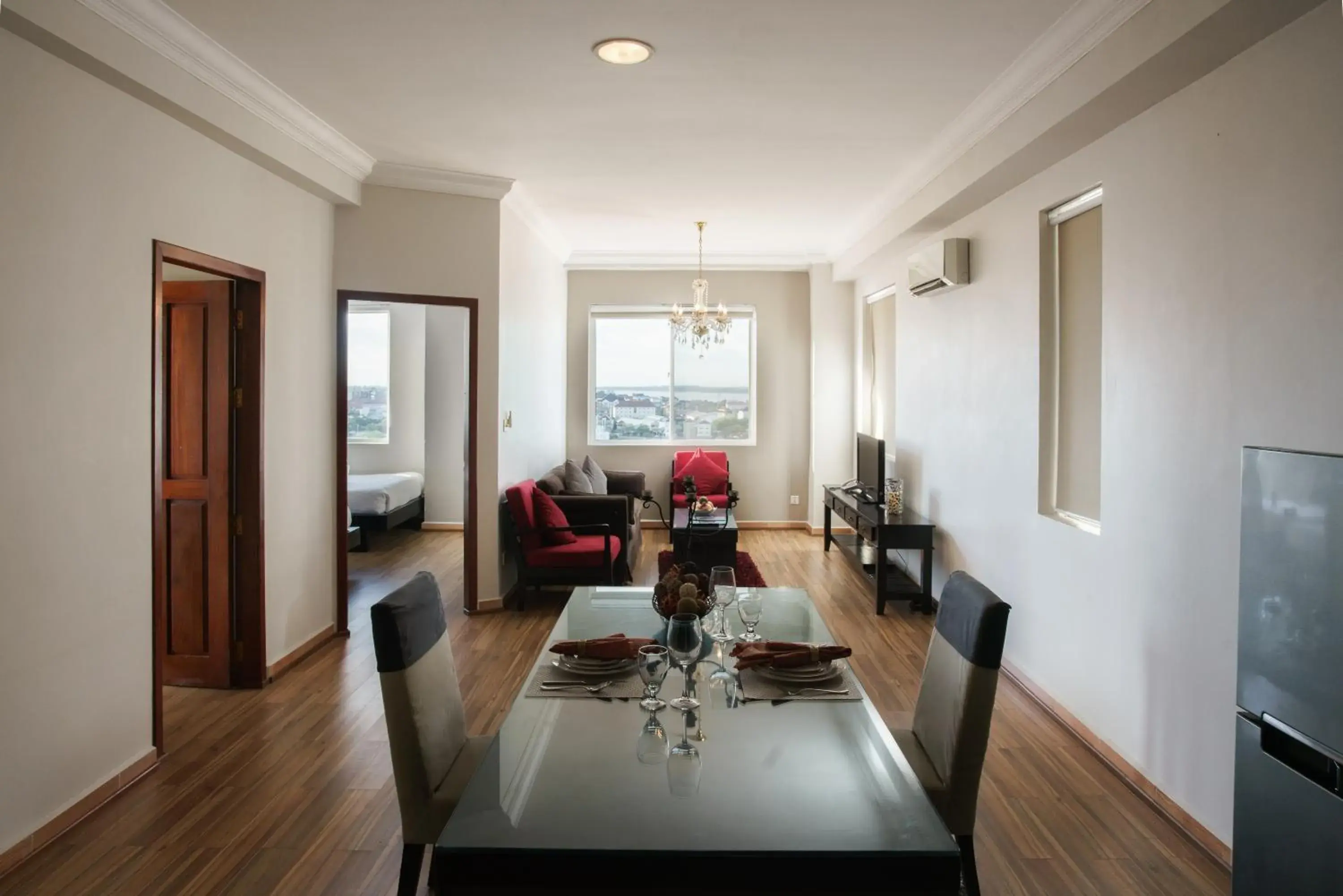 Living room, Dining Area in MekongView 1 CondoTel