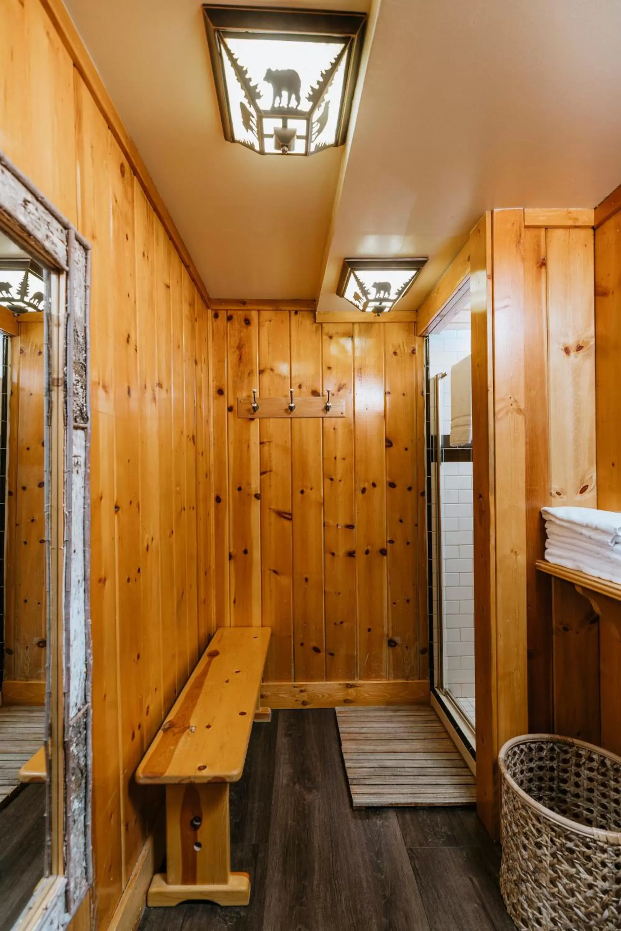 Bathroom in Tamarack Lodge