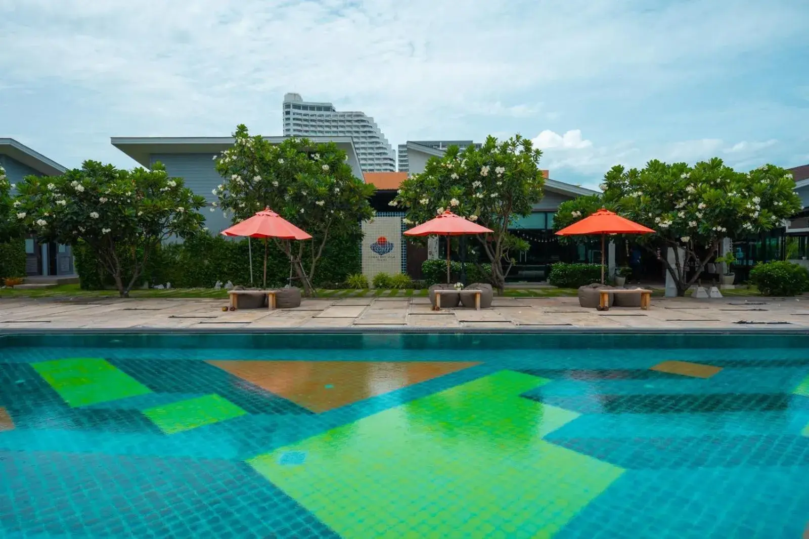 Property building, Swimming Pool in Coral Tree Villa Huahin