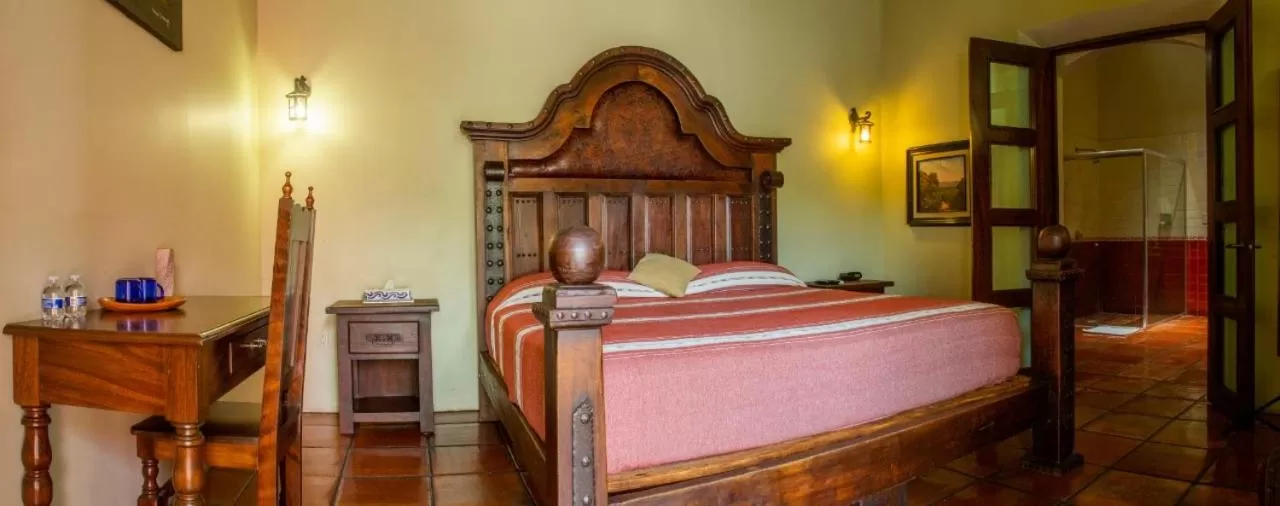Bed in Hotel Boutique Hacienda del Gobernador
