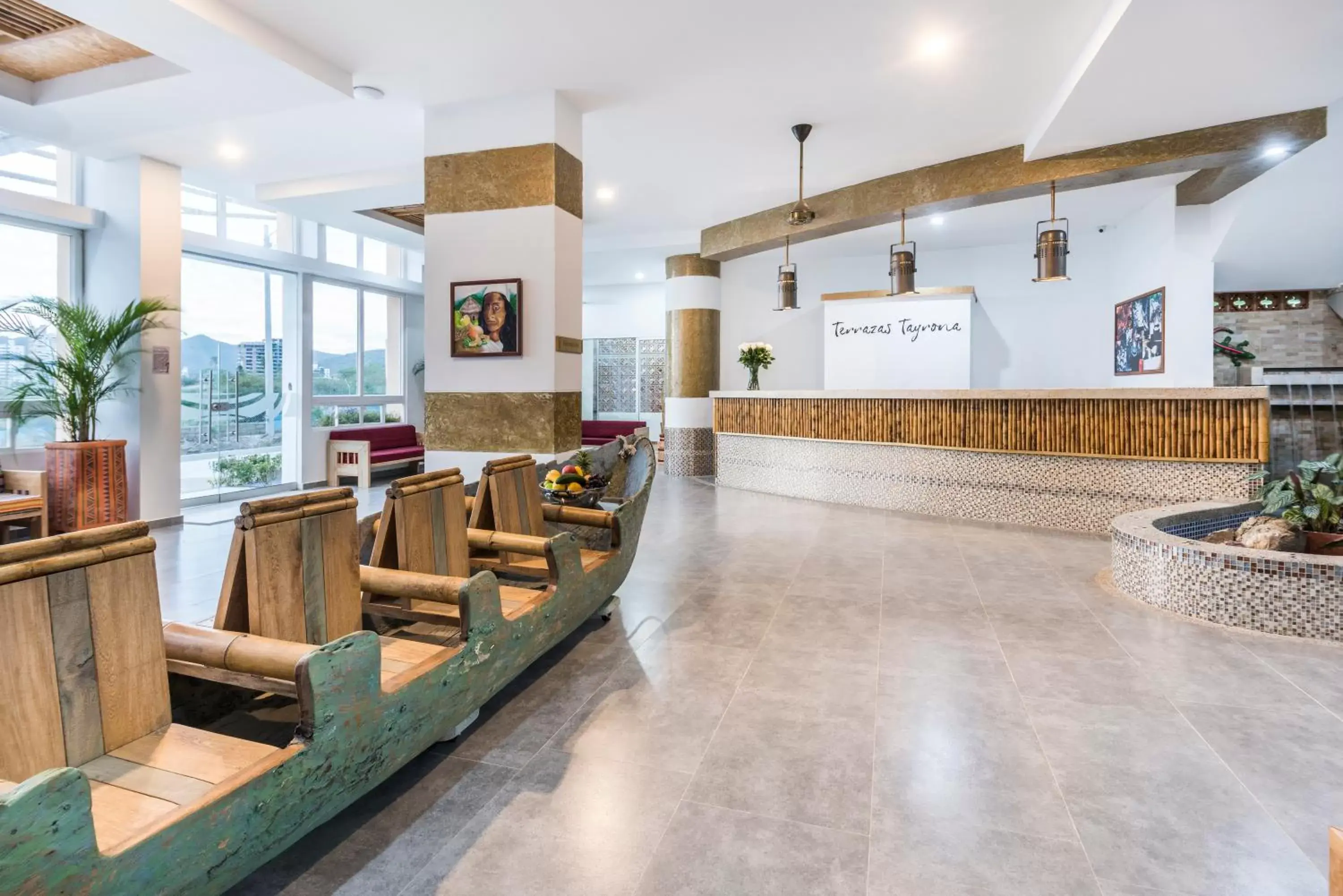 Lobby or reception, Lobby/Reception in Terrazas Tayrona Travelers Apartamentos y Suites