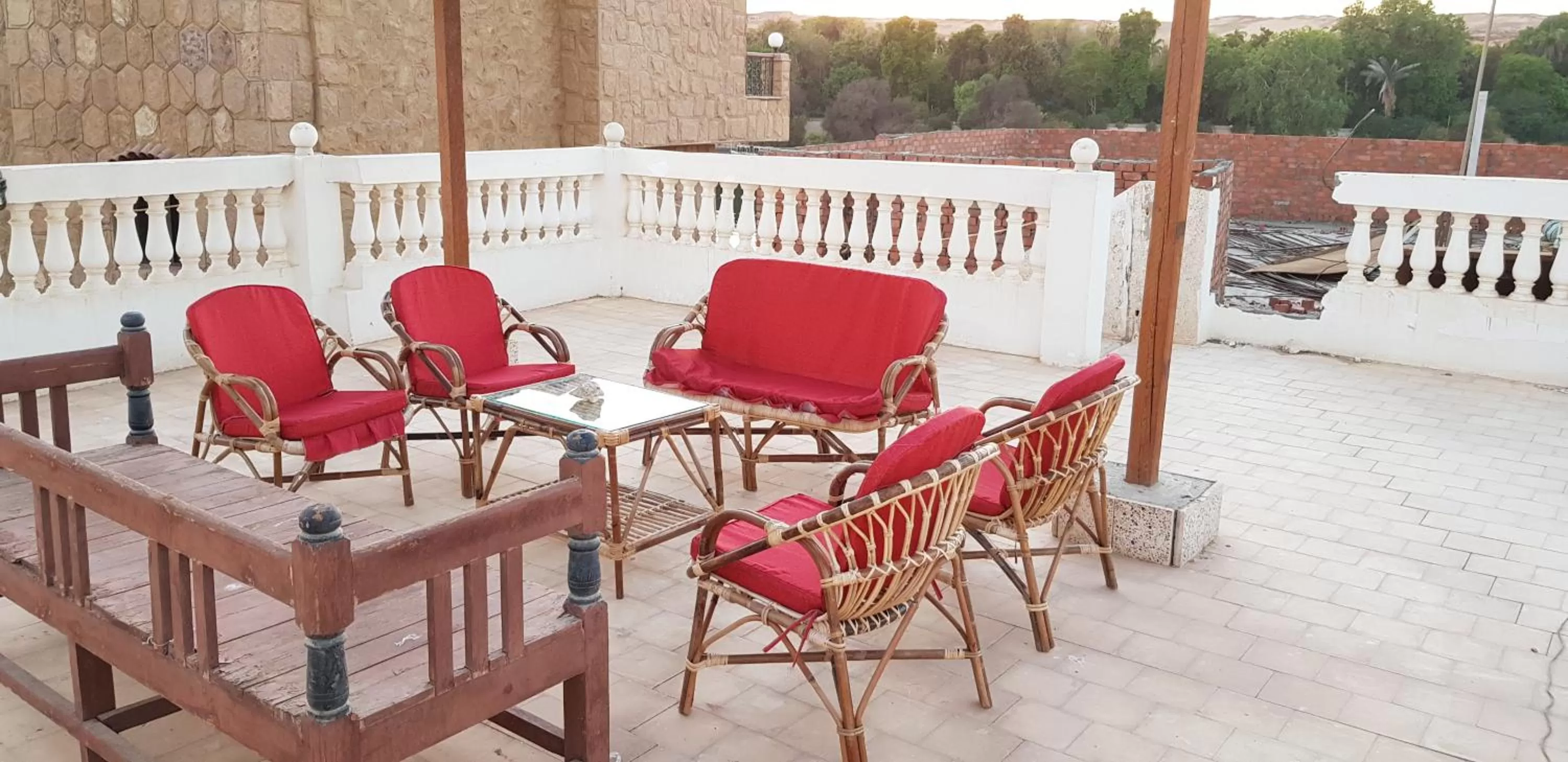 Balcony/Terrace in Taharka Nubian House