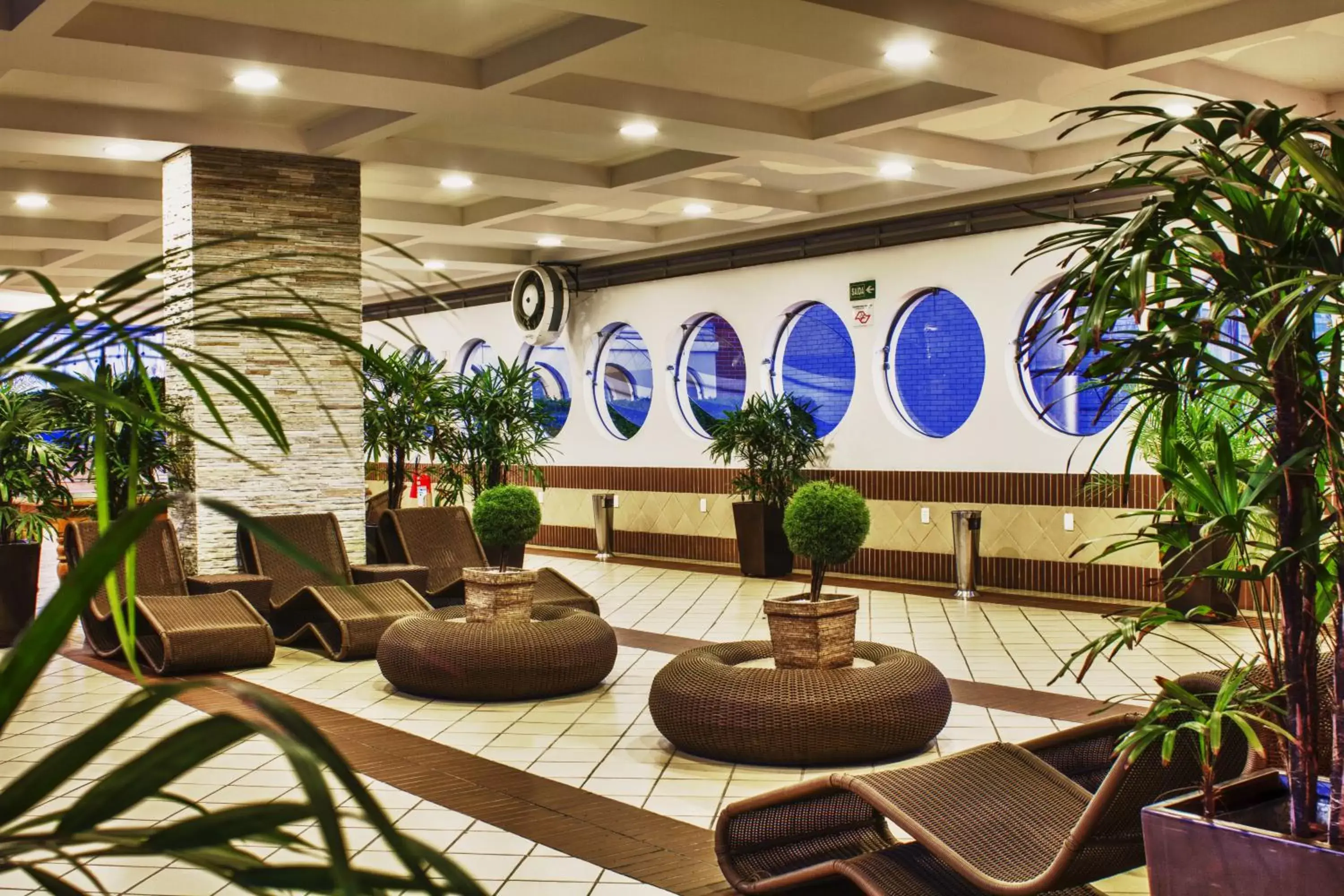 Lobby or reception in Bourbon Convention Hotel Santos Lobby or reception in Bourbon Convention Hotel Santos