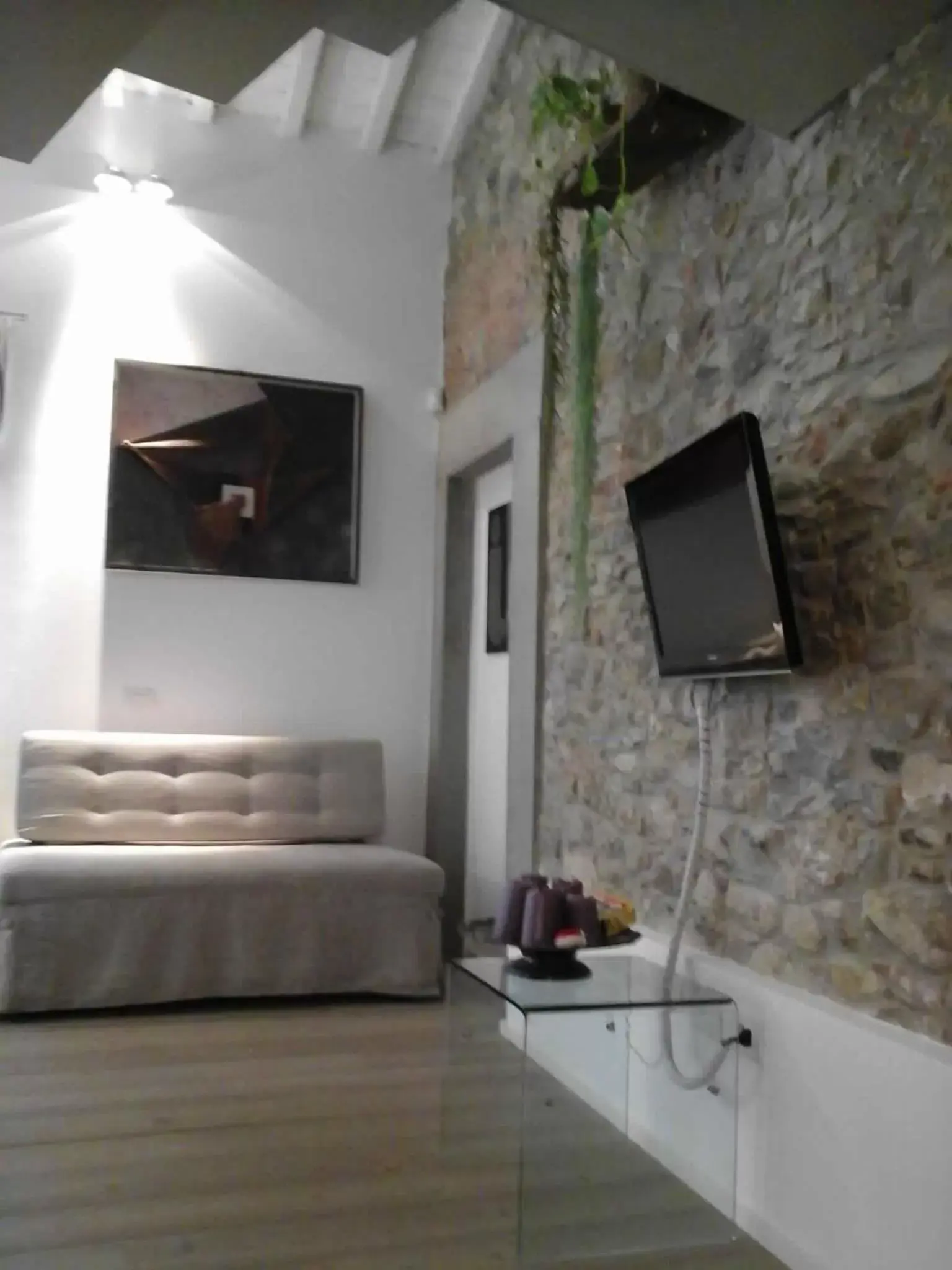 Living room, TV/Entertainment Center in Villa Aruch
