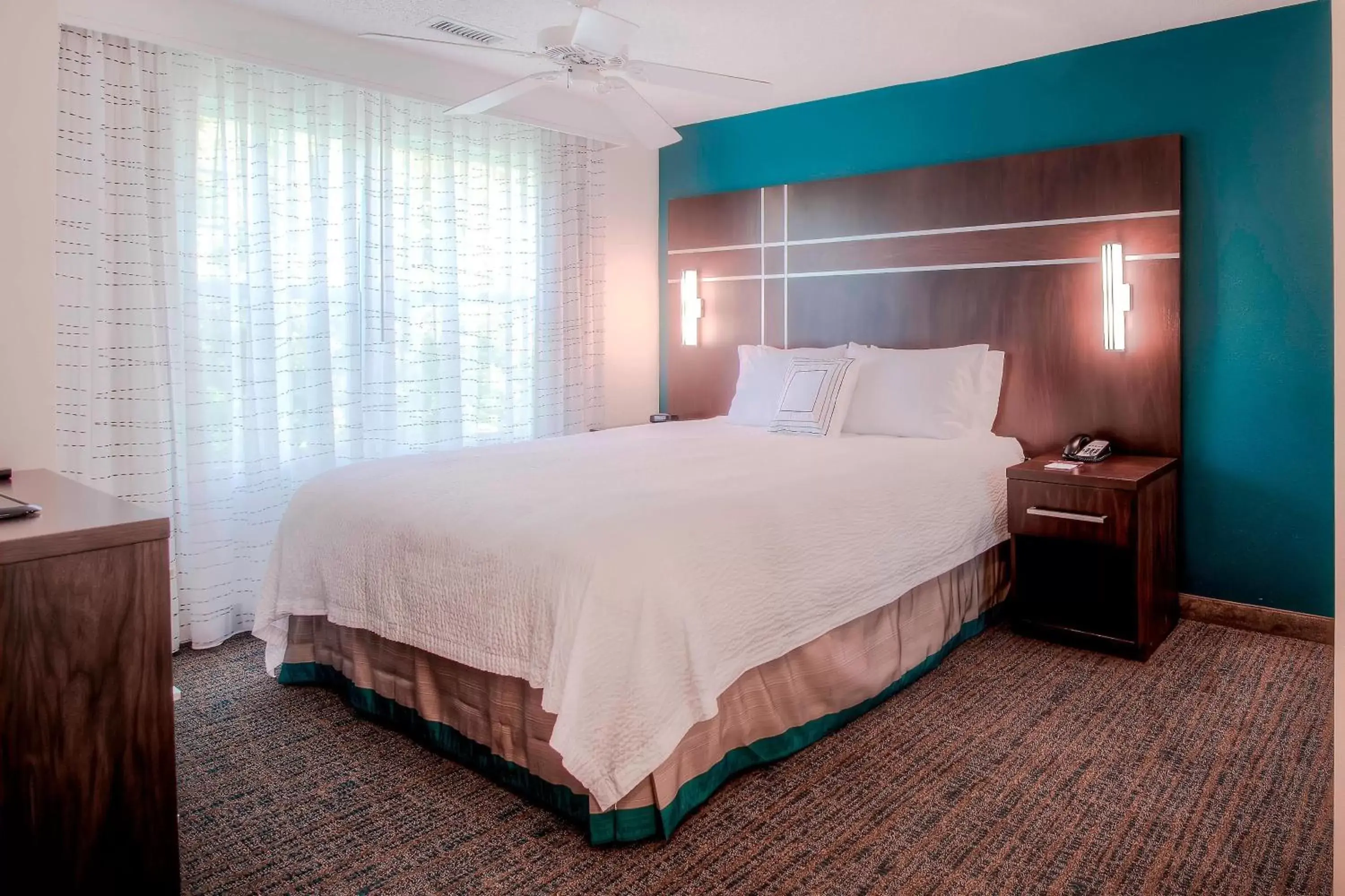 Bedroom, Bed in Residence Inn by Marriott Raleigh Crabtree Valley