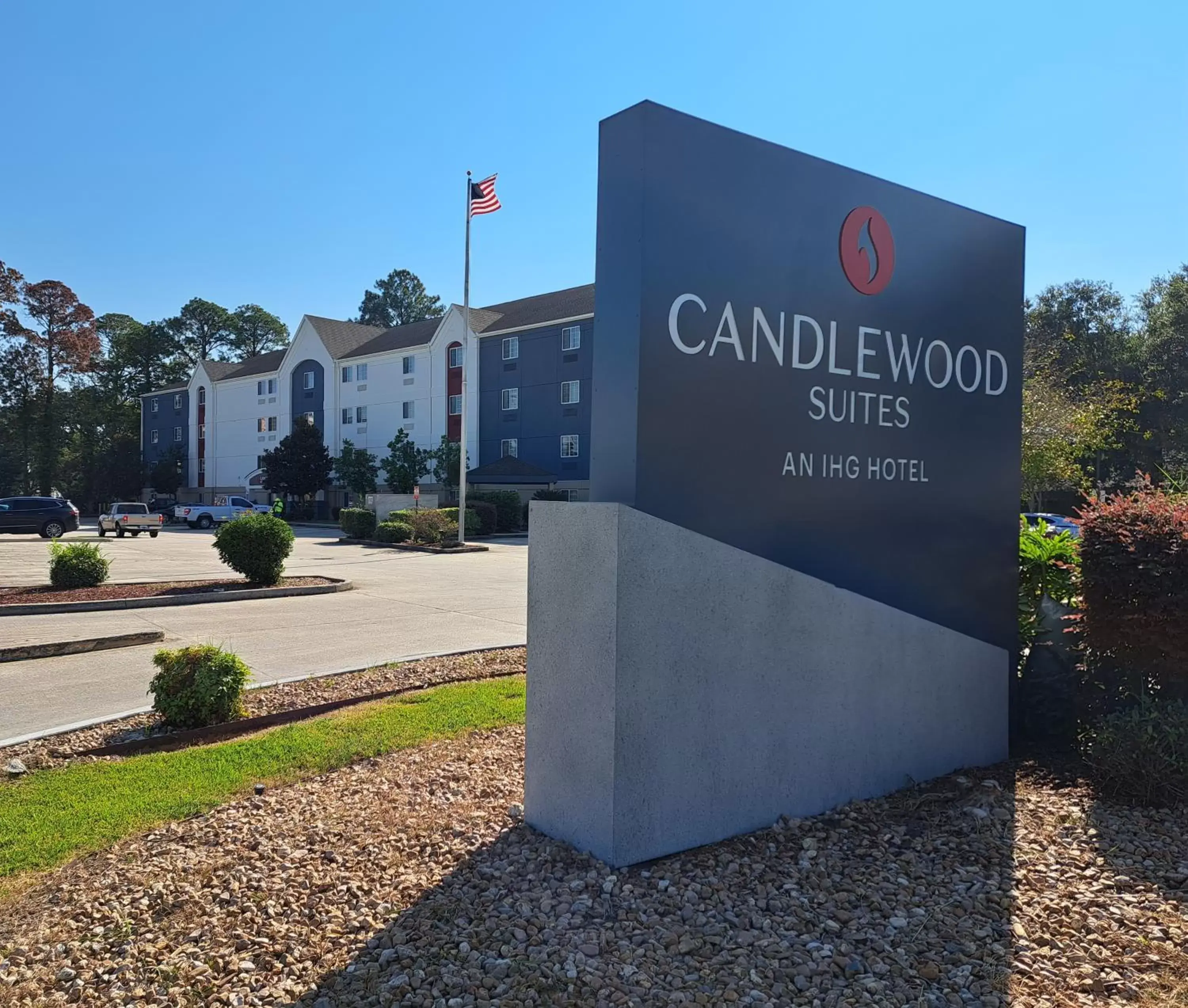 Property logo or sign, Property Building in Candlewood Suites Lafayette, an IHG Hotel