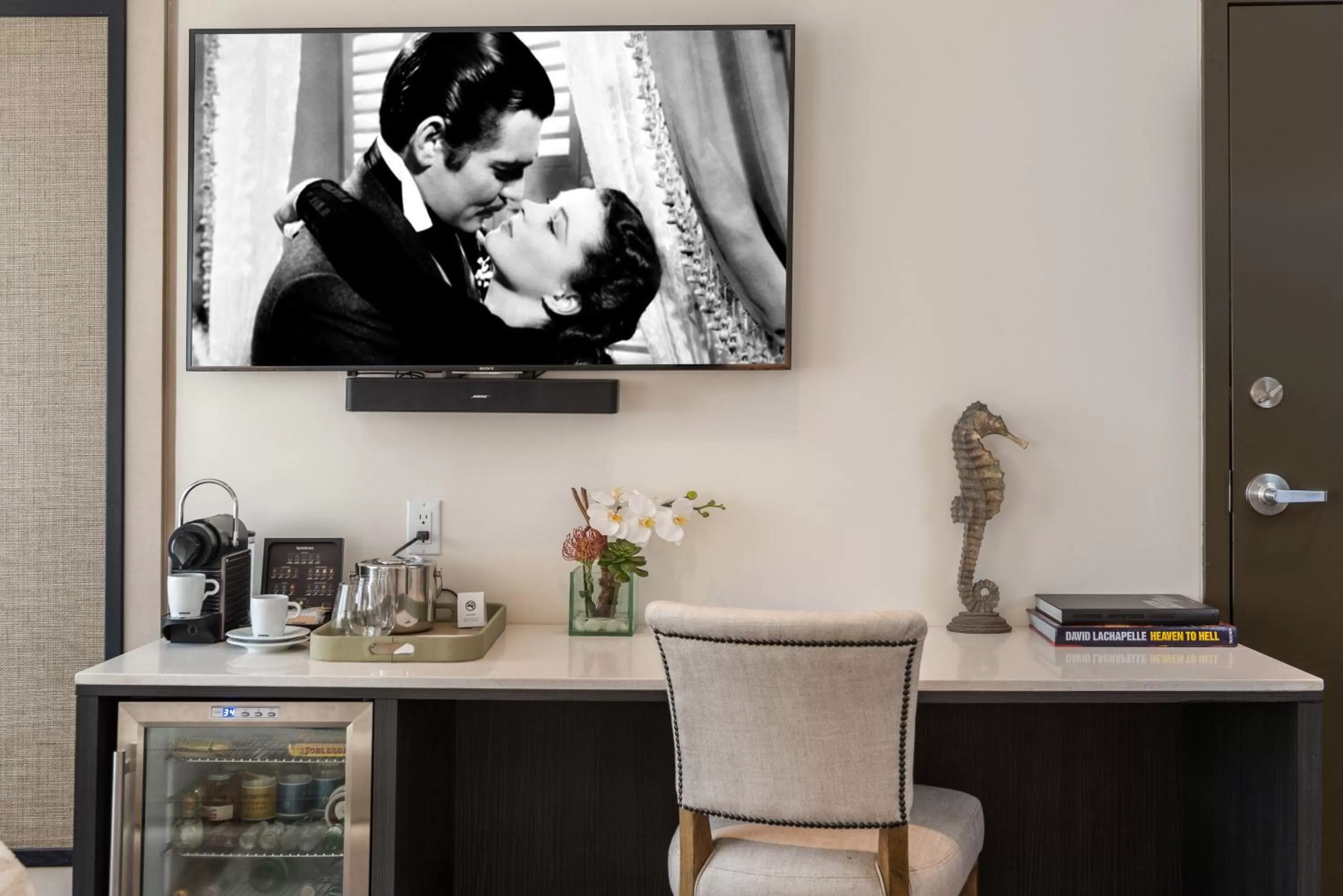 Decorative detail in The Marlin Hotel