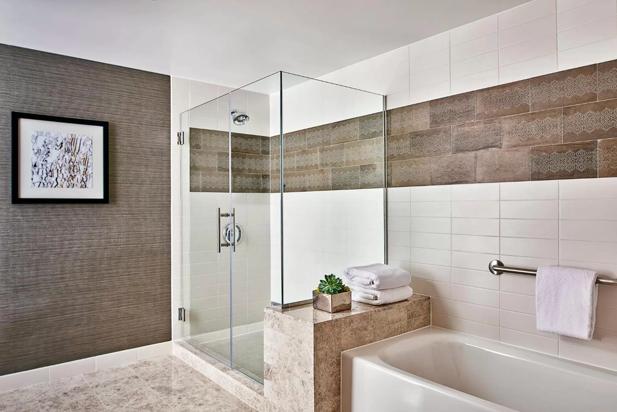 Bathroom in Loews Chicago Hotel