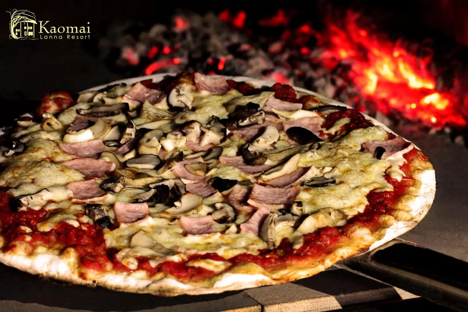 Food close-up in Kaomai Lanna Resort