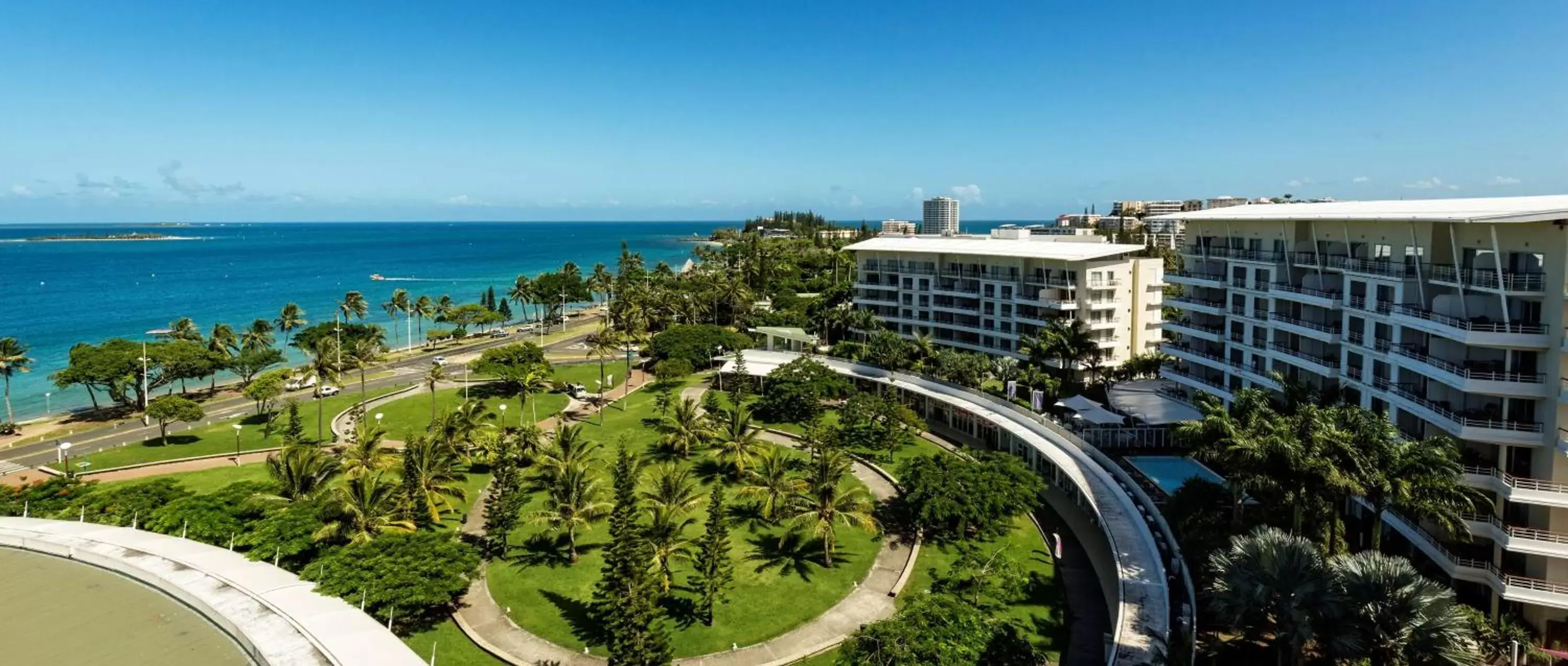 Property building, Bird's-eye View in Hilton Noumea La Promenade Residences
