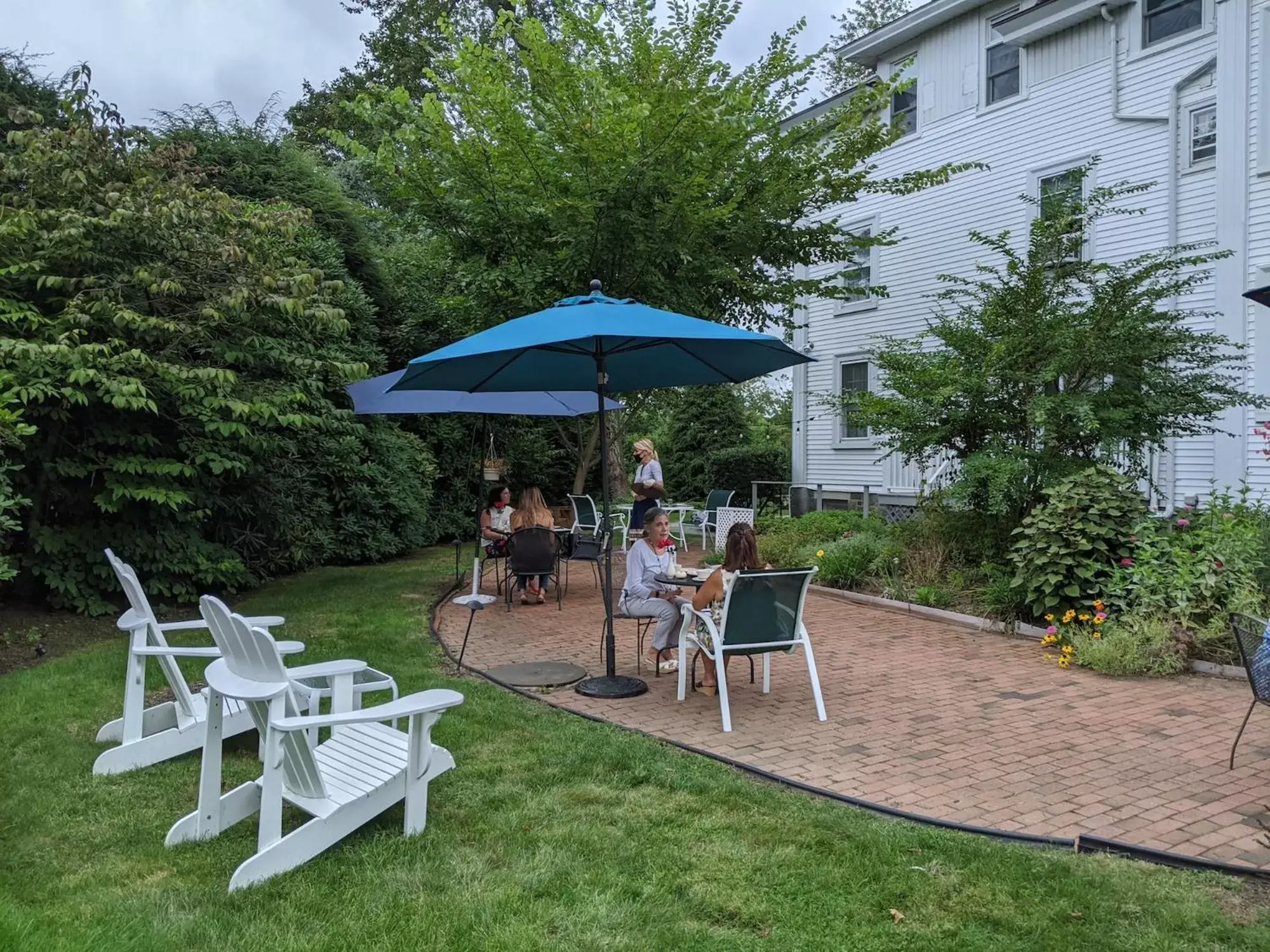 Patio in Stanton House Inn