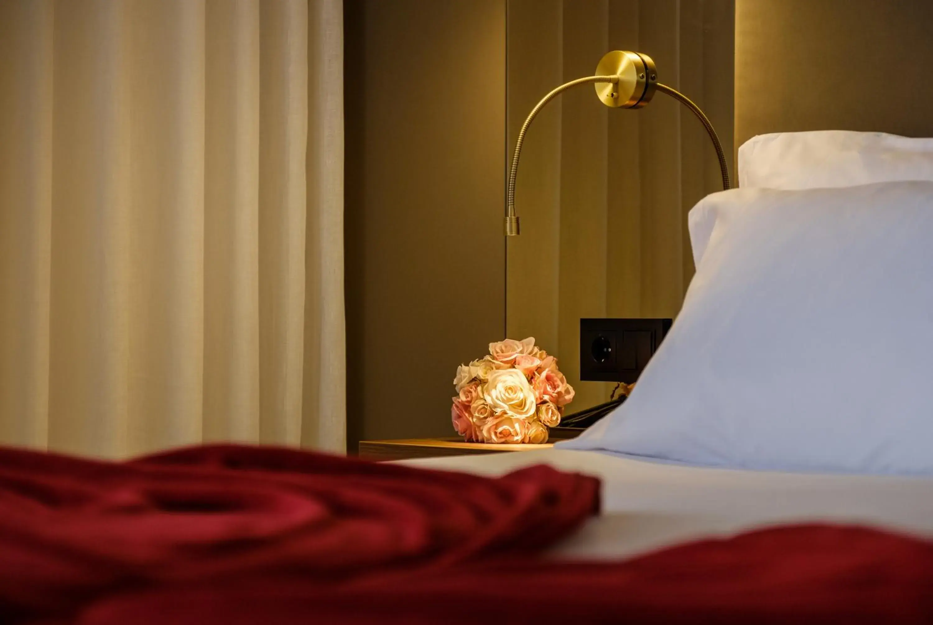 Decorative detail, Bed in Hotel Regina Decorative detail, Bed in Hotel Regina