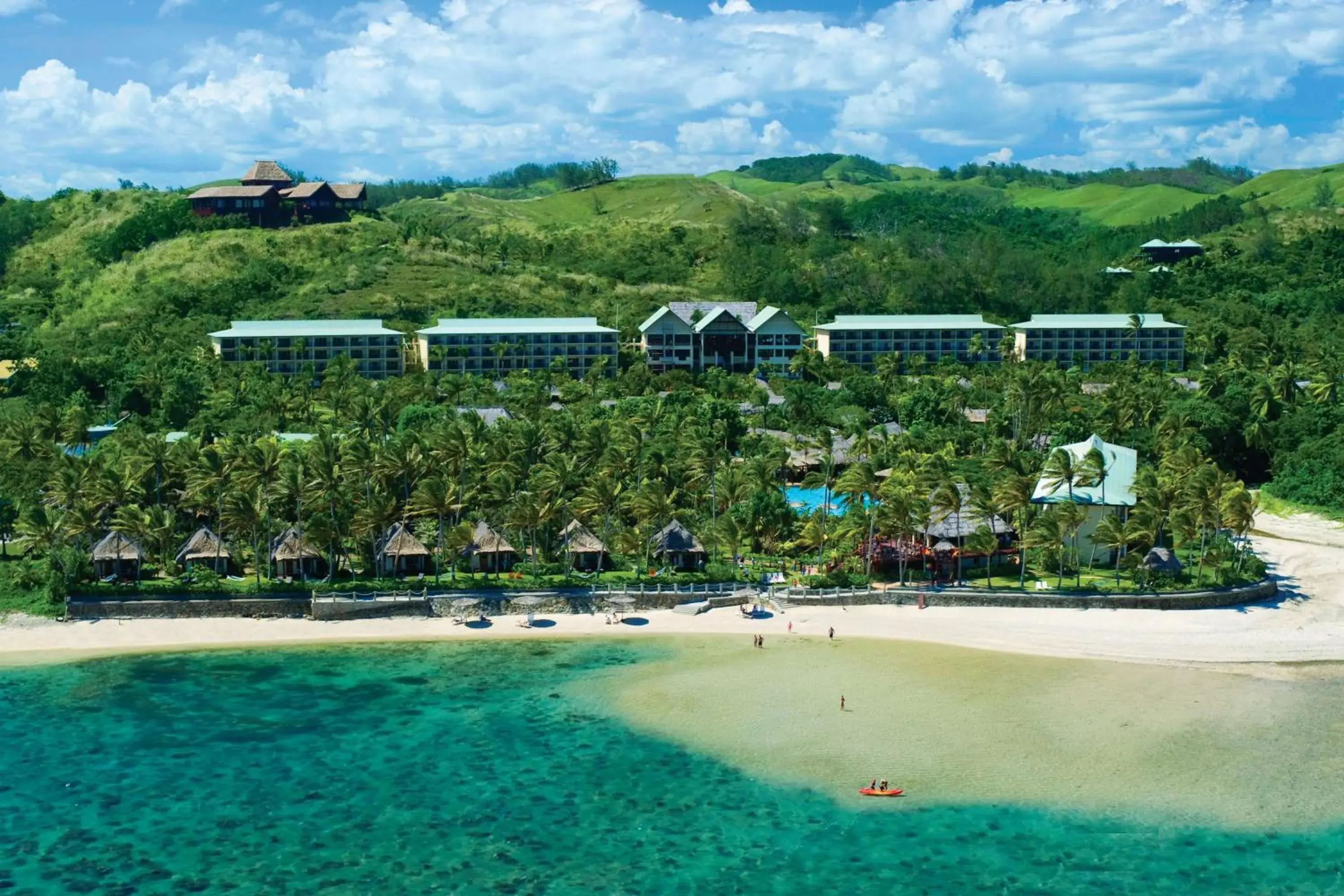 Property building, Bird's-eye View in Outrigger Fiji Beach Resort