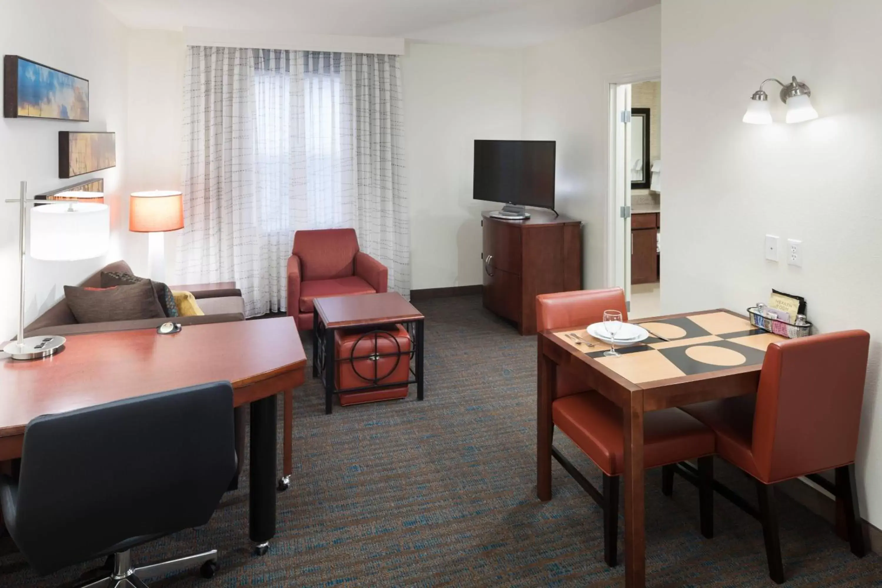 Bedroom, Seating Area in Residence Inn South Bend Mishawaka