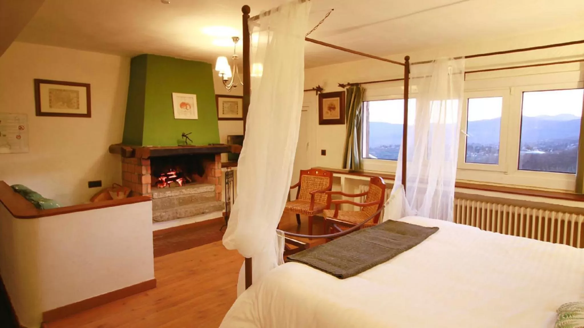 Bedroom, Bed in Casona De Navalmedio