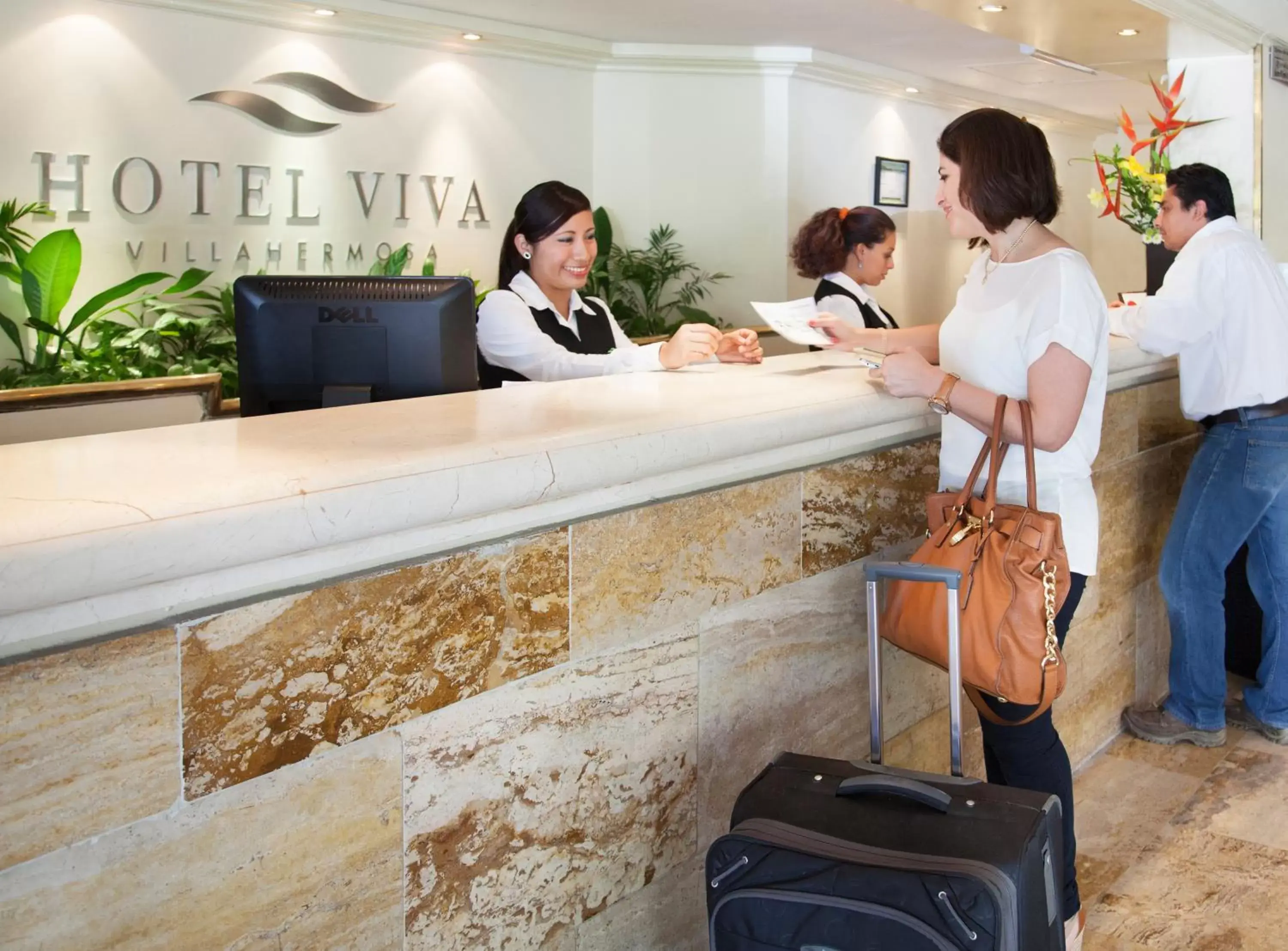 Lobby or reception in Hotel Viva Villahermosa