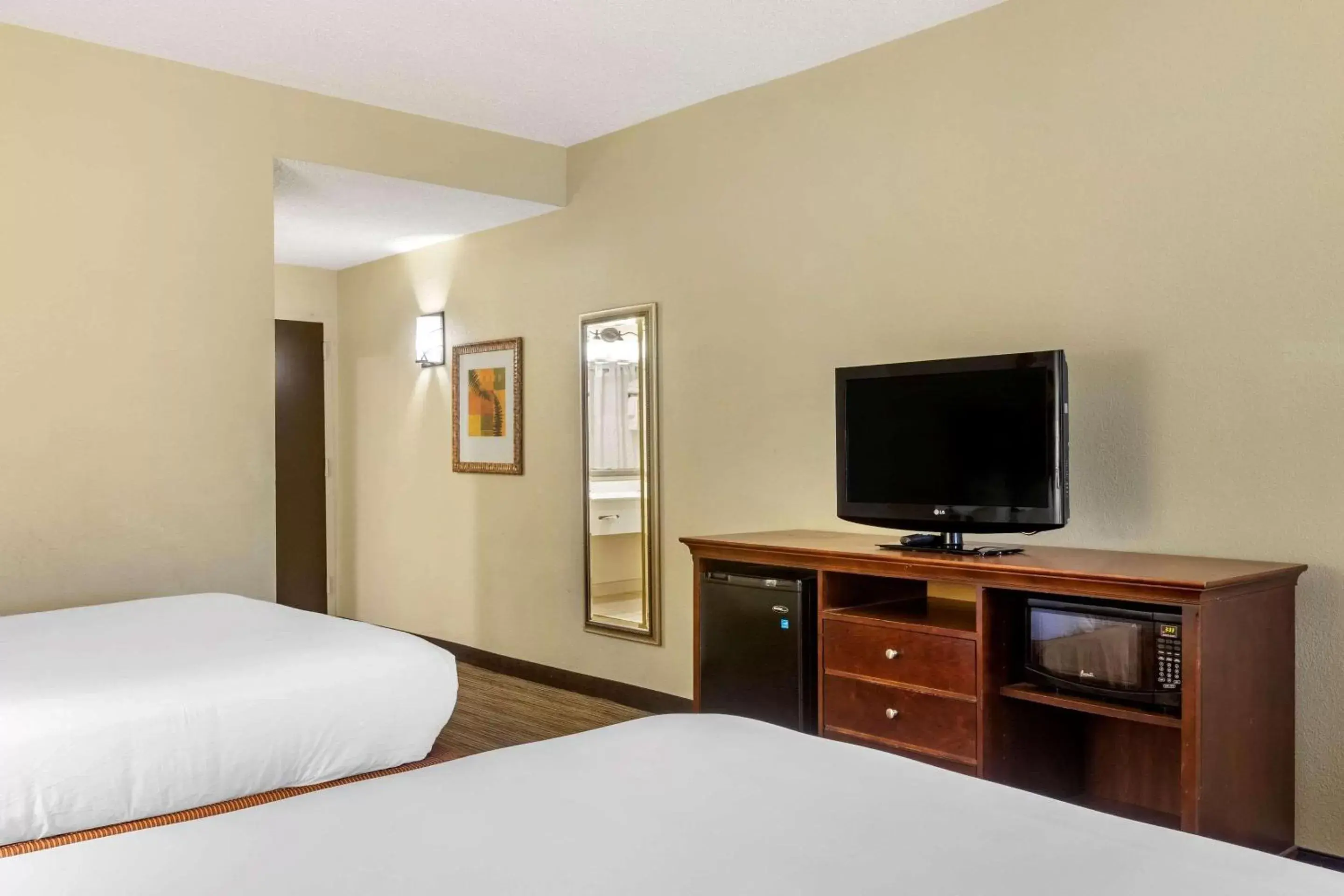 Bedroom, TV/Entertainment Center in Country Inn & Suites Atlanta Downtown