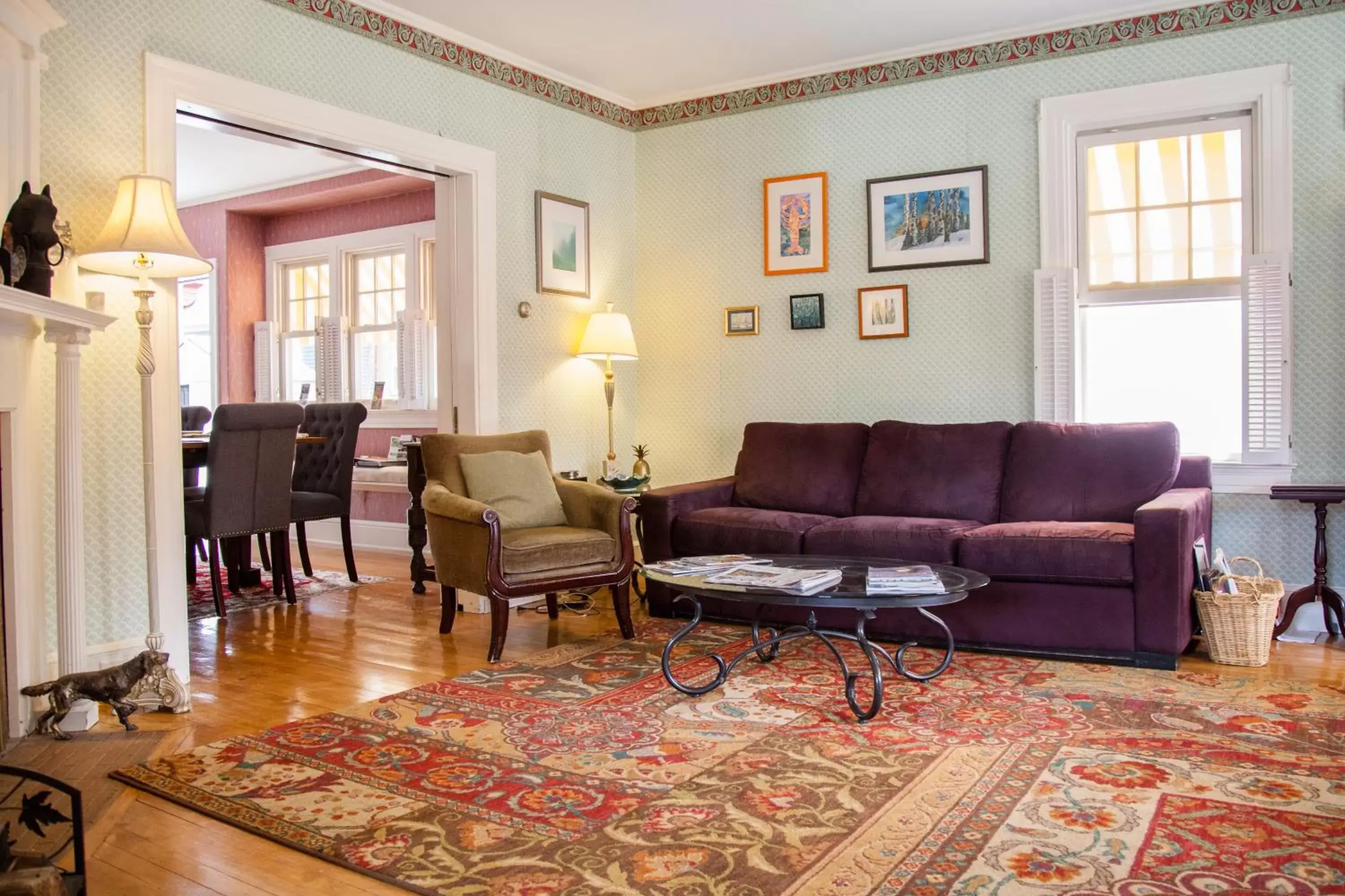 Seating Area in Canterbury Cottage Bed & Breakfast