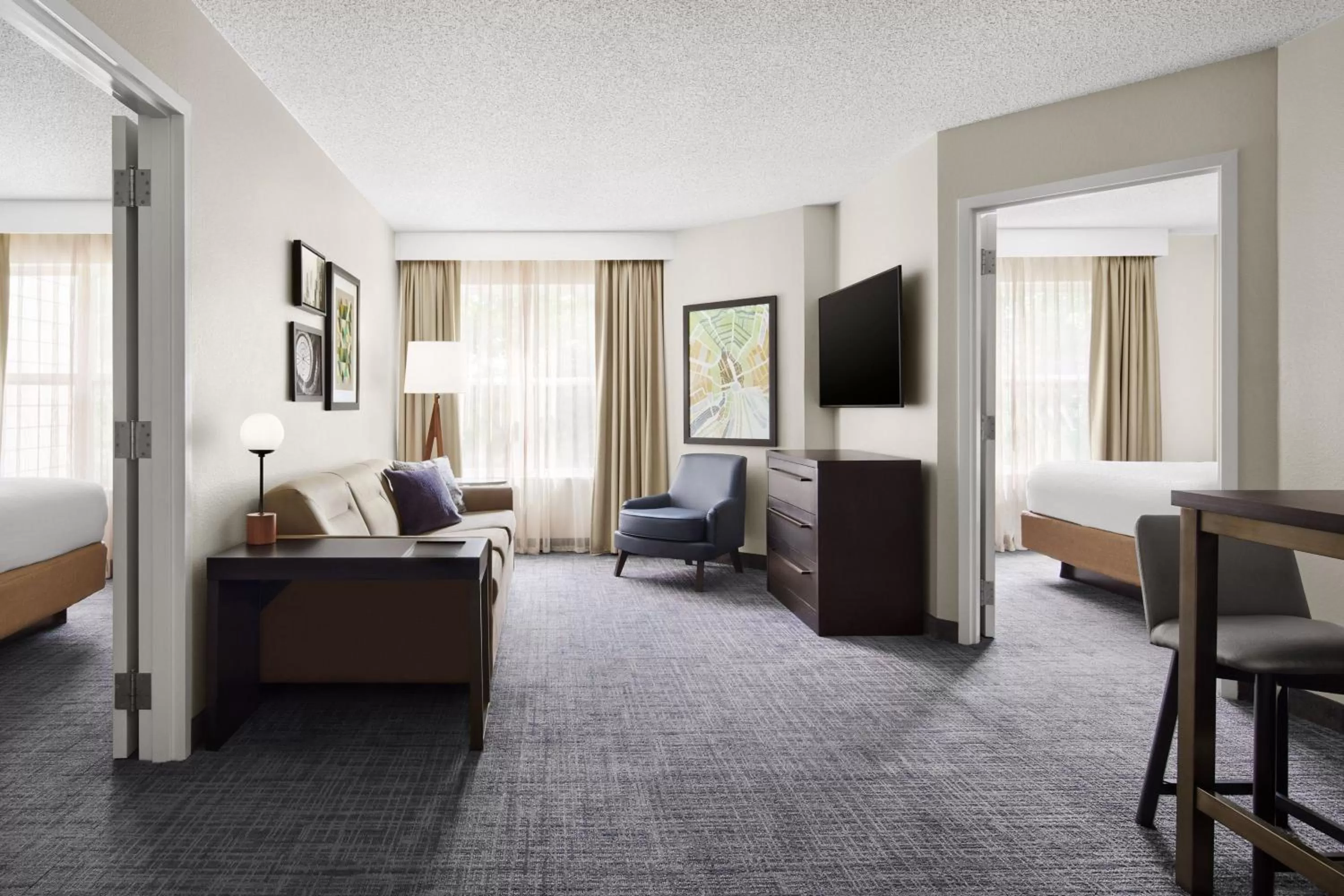 Bedroom, Bed in Residence Inn by Marriott Harrisburg Carlisle