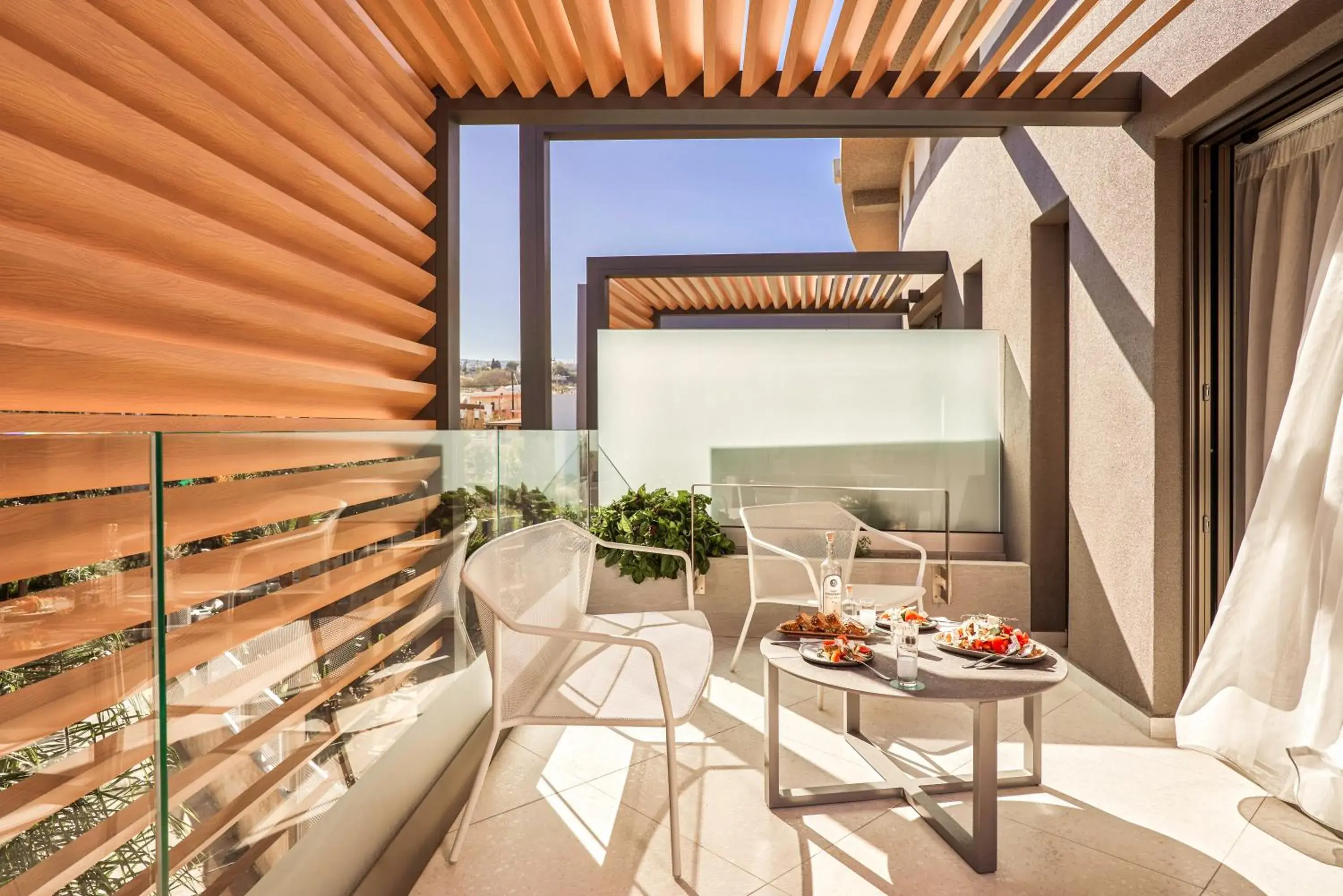 Balcony/Terrace in Nautilux Rethymno by Mage Hotels
