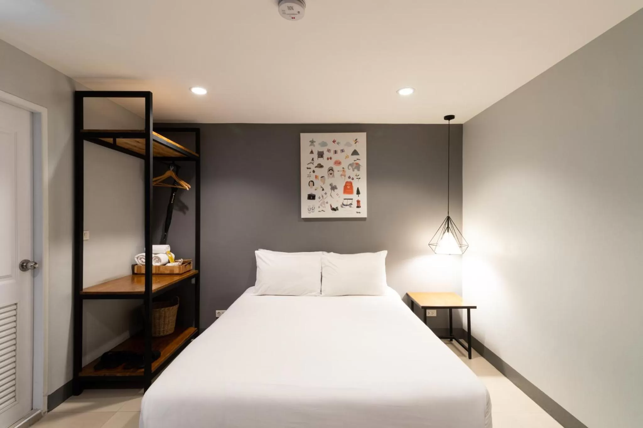 Bed in North Inn Town Chiangmai