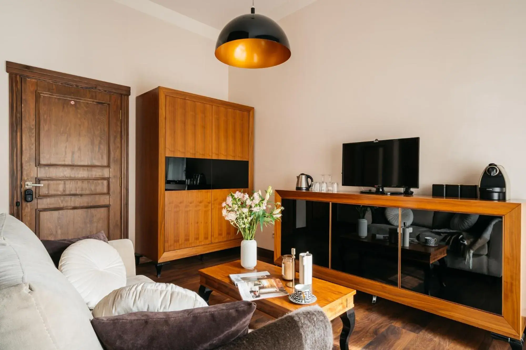 TV and multimedia, Seating Area in Topolowa Residence