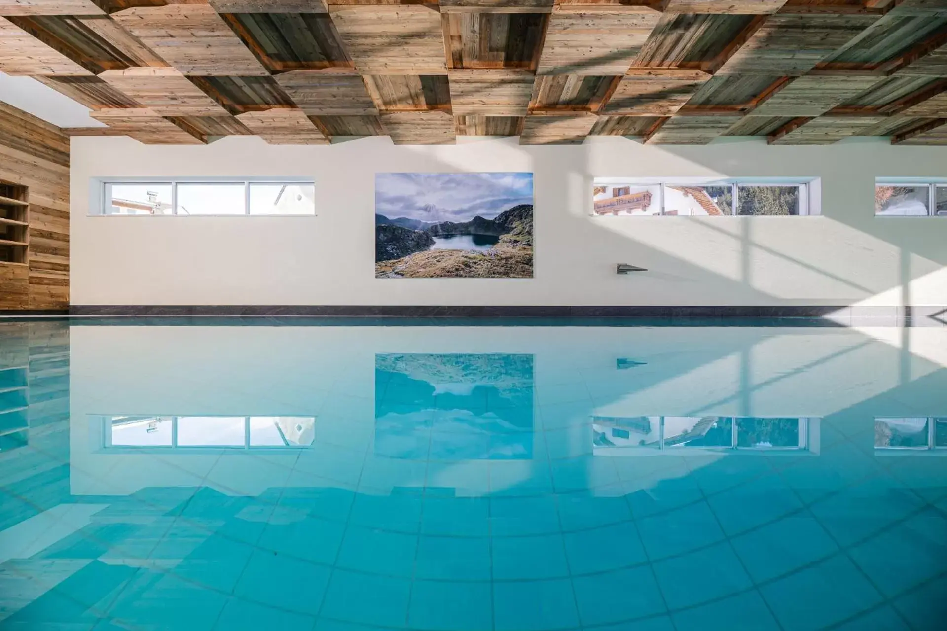 Swimming Pool in Alpine Nature Hotel Stoll