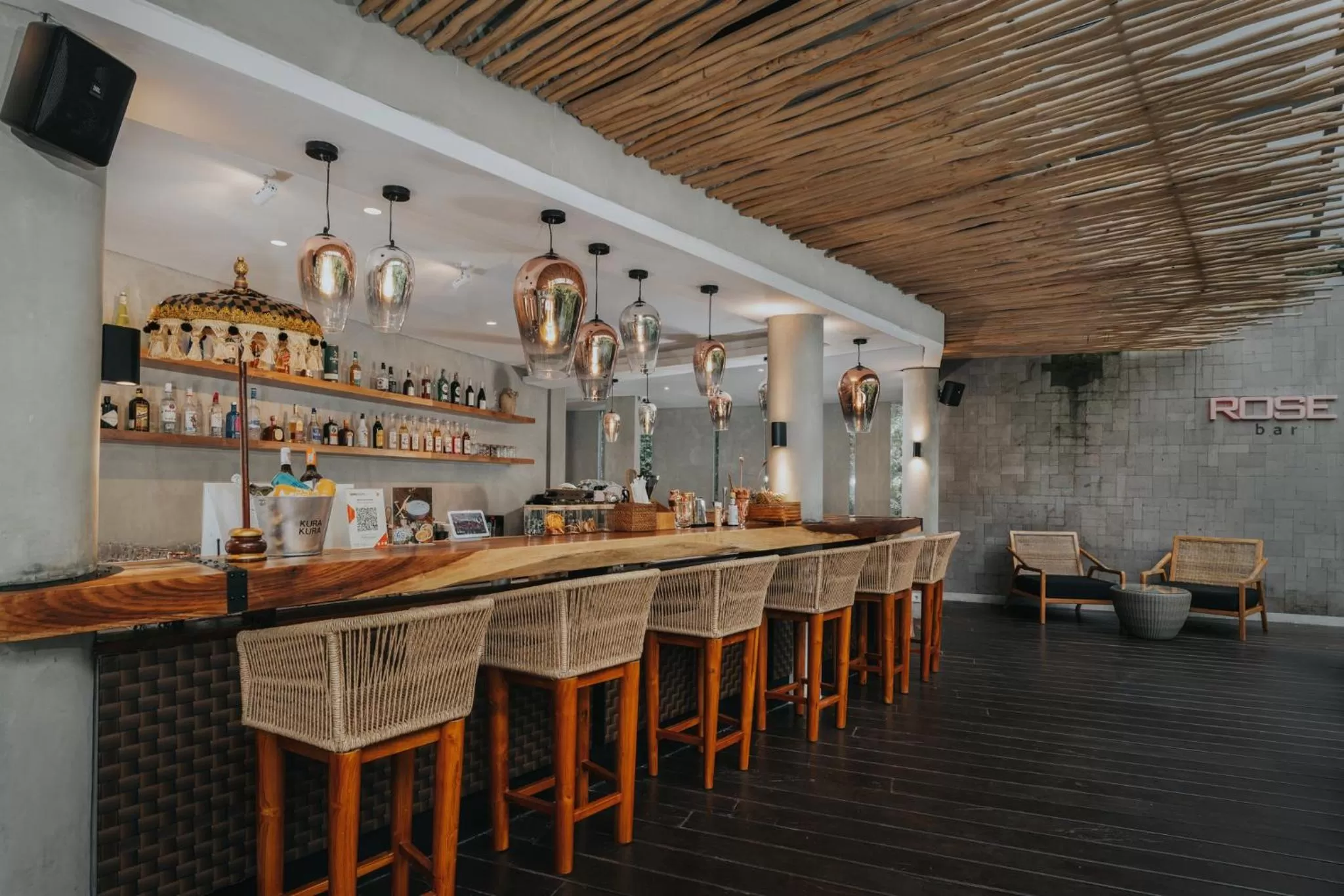 Lounge or bar in The Ning Resort Ubud