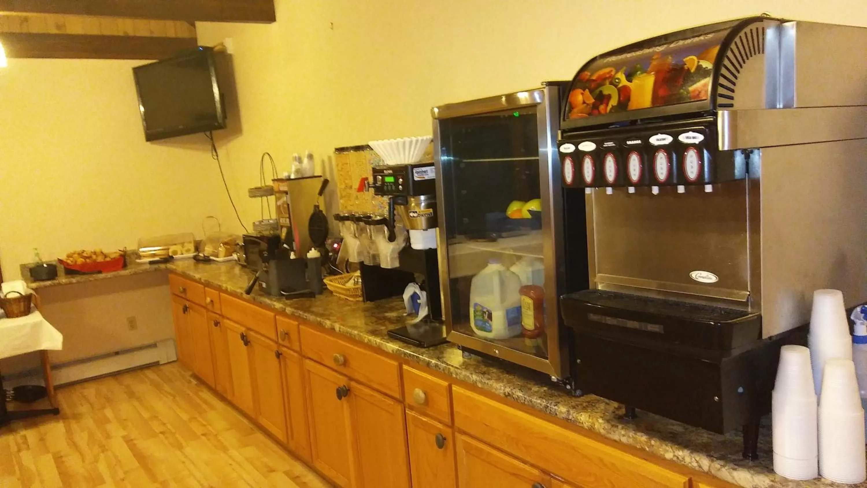 Food and drinks in The Lodge at Leathem Smith