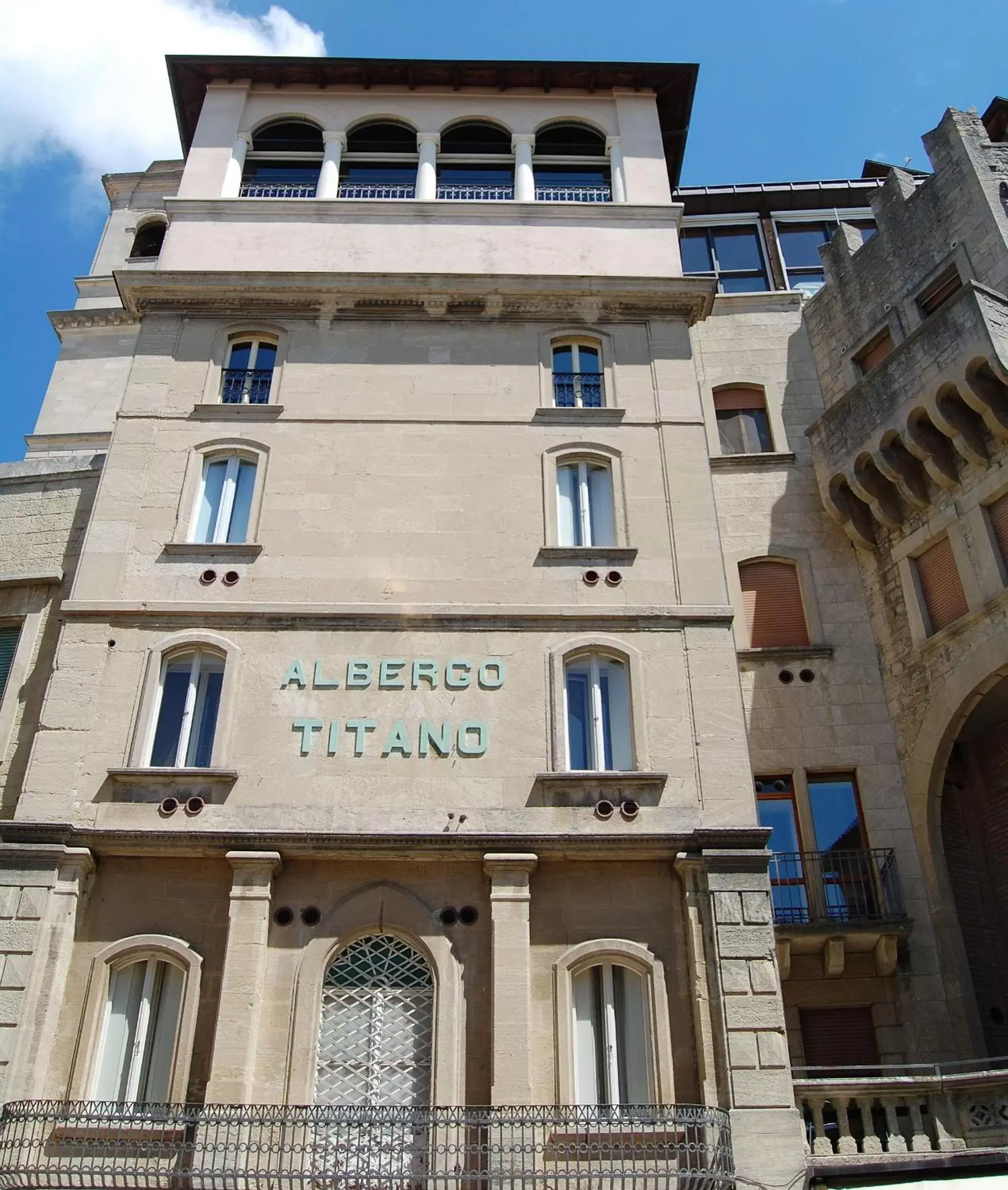 Facade/entrance, Property Building in Hotel Titano