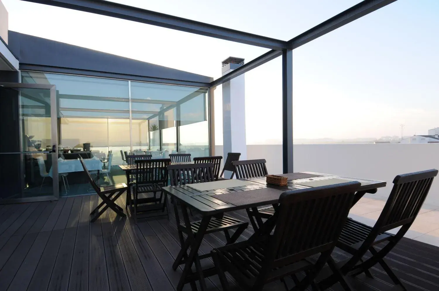 Balcony/Terrace, Restaurant/Places to Eat in Hotel Torre Mar