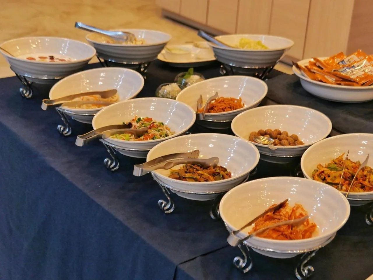 Buffet breakfast in Rosana Hotel