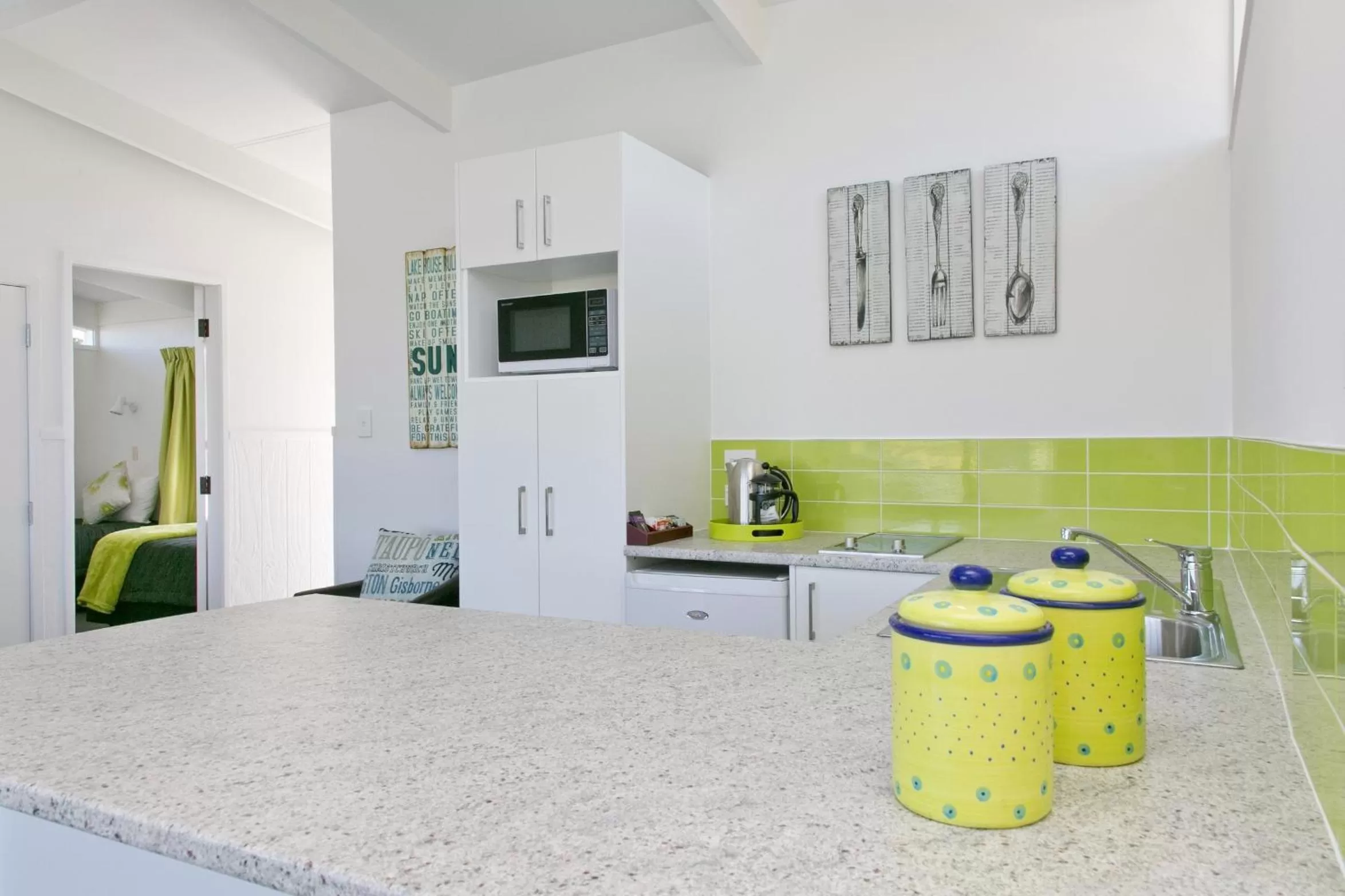 Kitchen or kitchenette, Kitchen/Kitchenette in 52 on Rifle Motel